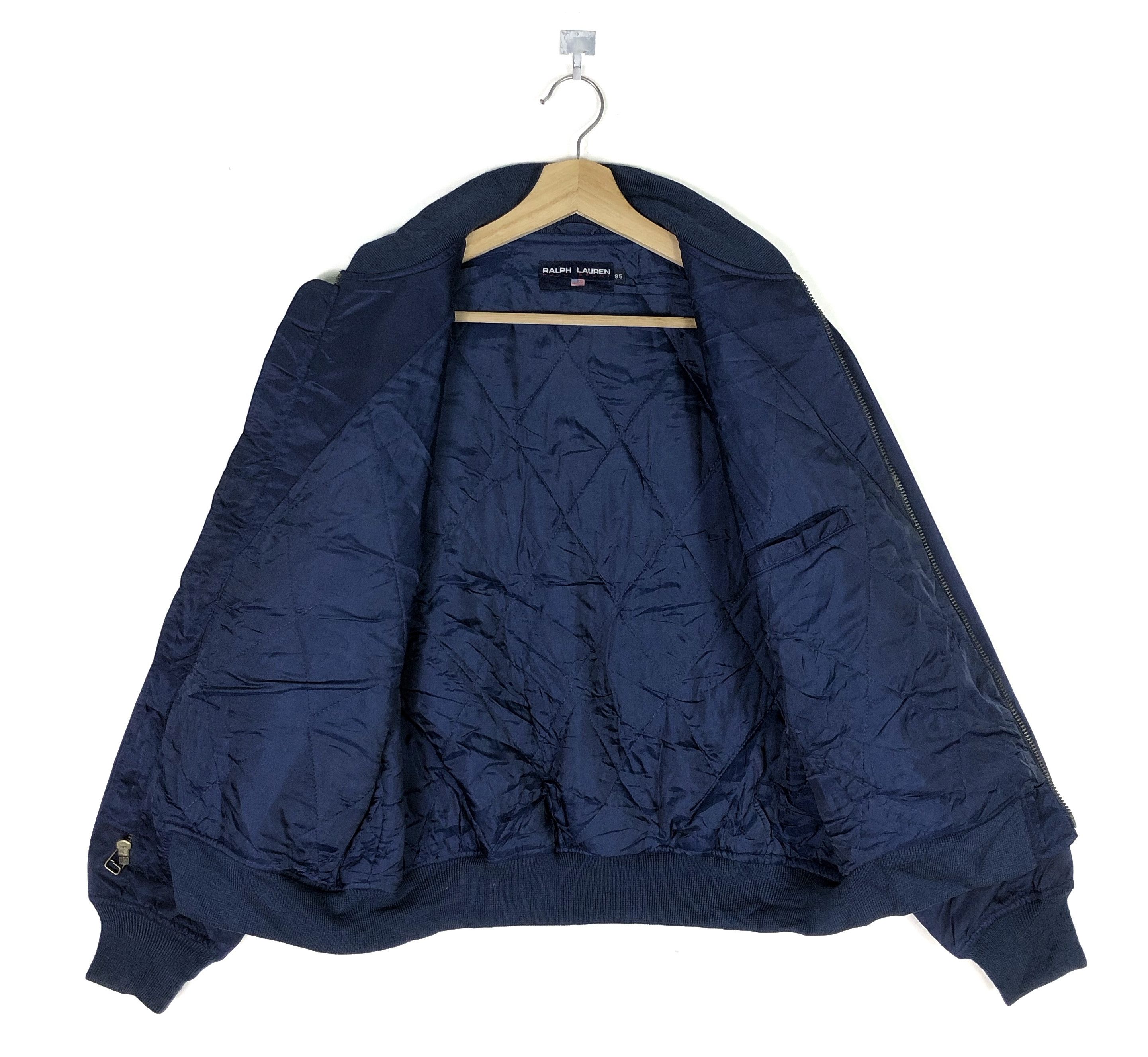 Ralph Lauren RARE🔥VINTAGE 90’S POLO SPORT RL USA BOMBER JACKET IN NAVY Size US S / EU 44-46 / 1 - 9 Thumbnail