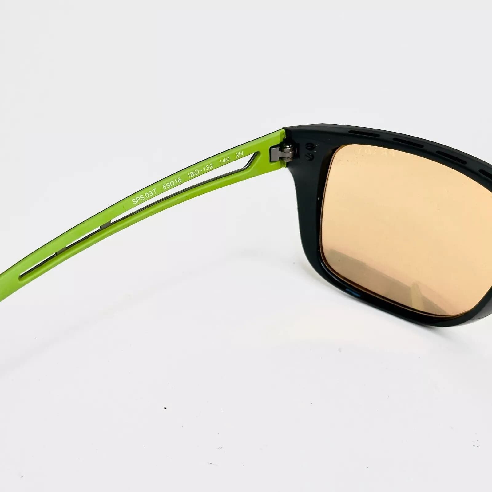 Prada PRADA 03T LINEA ROSSA PS03TS Black Yellow Sport Sunglasses Size ONE SIZE - 2 Thumbnail