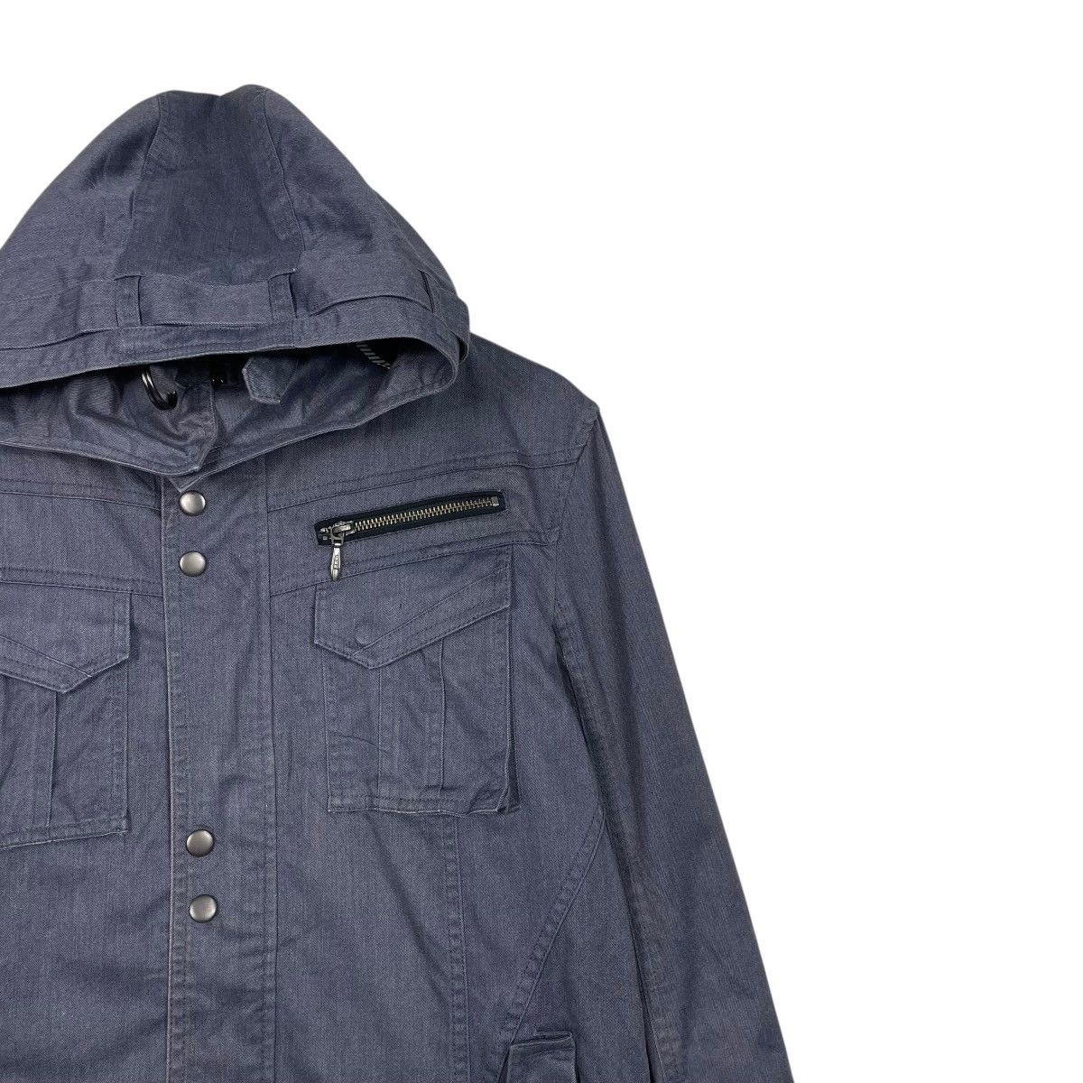 Michel Klein Michel Klein Hooded Multipocket Jacket Size US M / EU 48-50 / 2 - 5 Thumbnail