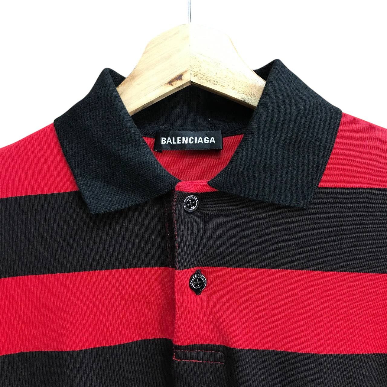 Balenciaga BALENCIAGA STRIPED RUGBY POLO Size US XXS / EU 40 - 4 Thumbnail