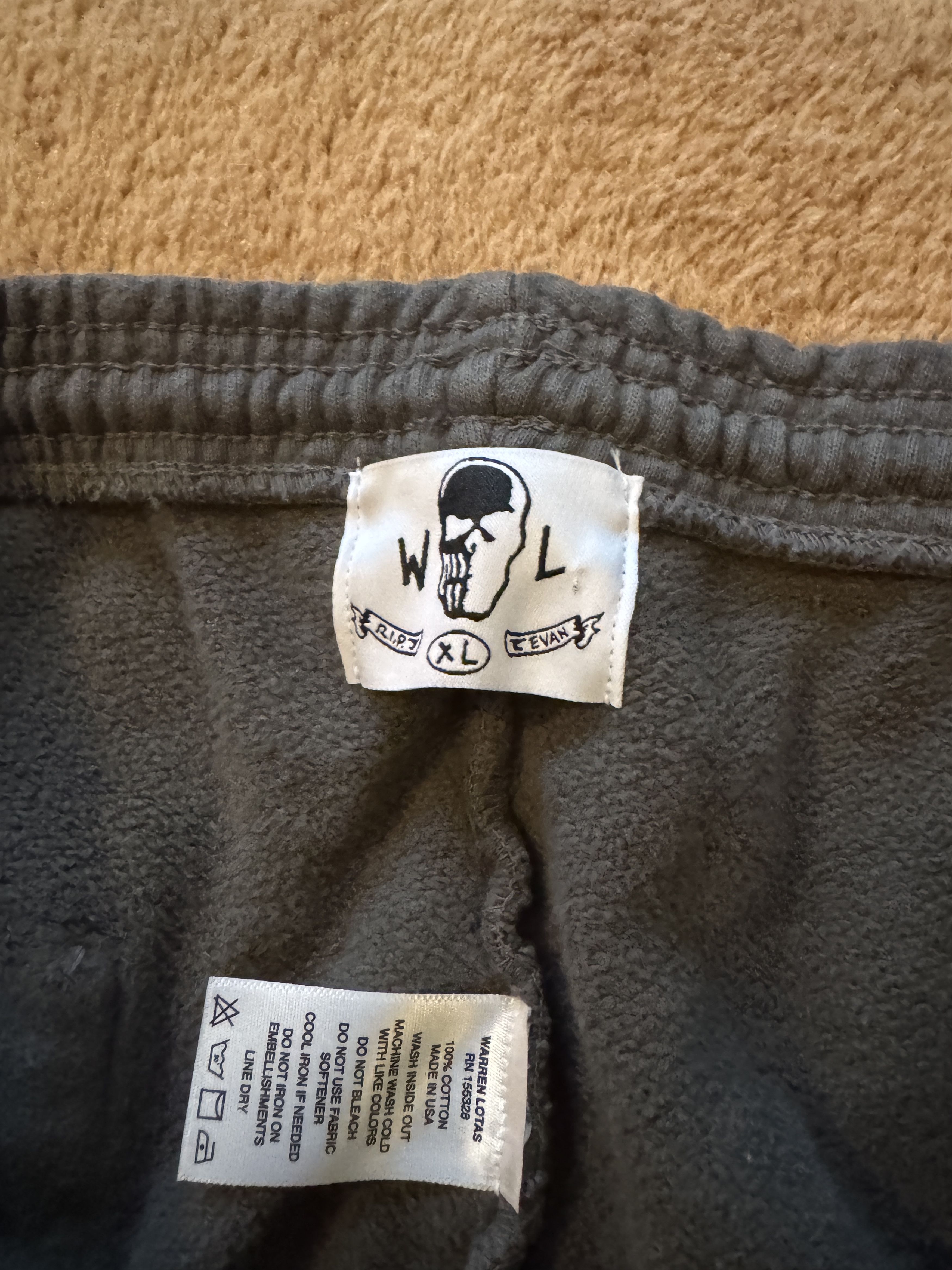 Warren Lotas Warren Lotas Chain Reaper Sweatpants Charcoal XL Size US 38 / EU 54 - 3 Thumbnail
