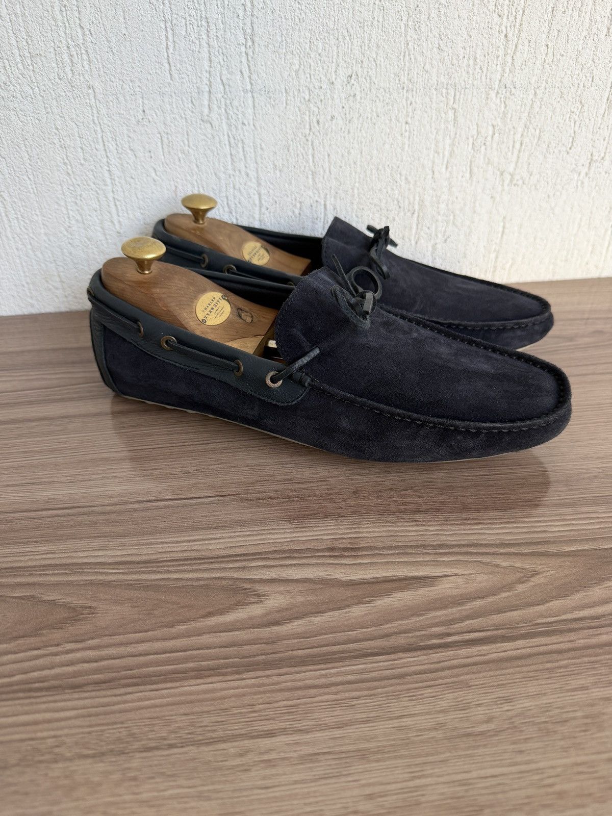 Loro Piana Suede Dot sole walk loafers Size US 9 / EU 42 - 2 Thumbnail