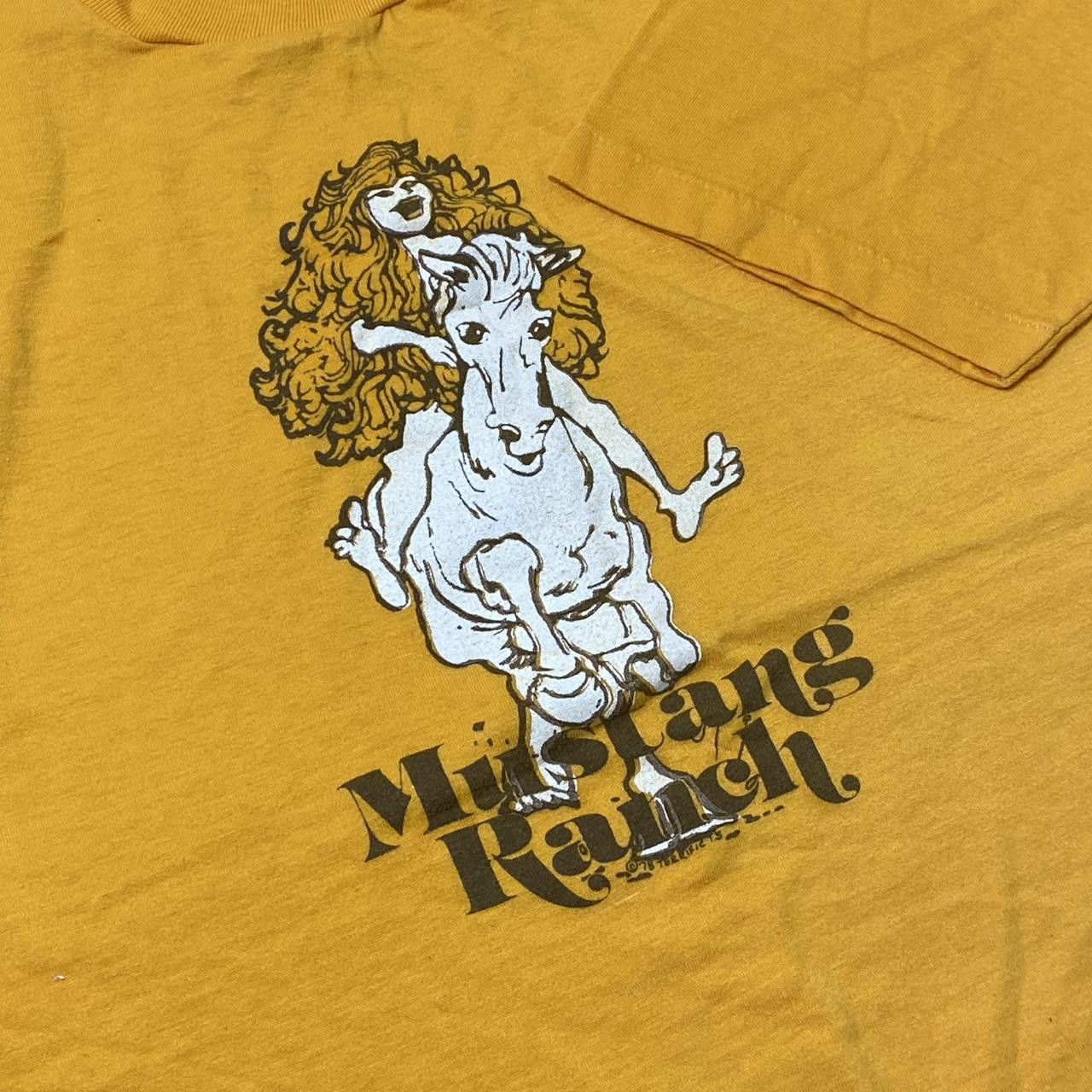 Other True Vintage Mustang Ranch 1978 Orange Naughty Tee Size XL Size US XL / EU 56 / 4 - 3 Thumbnail