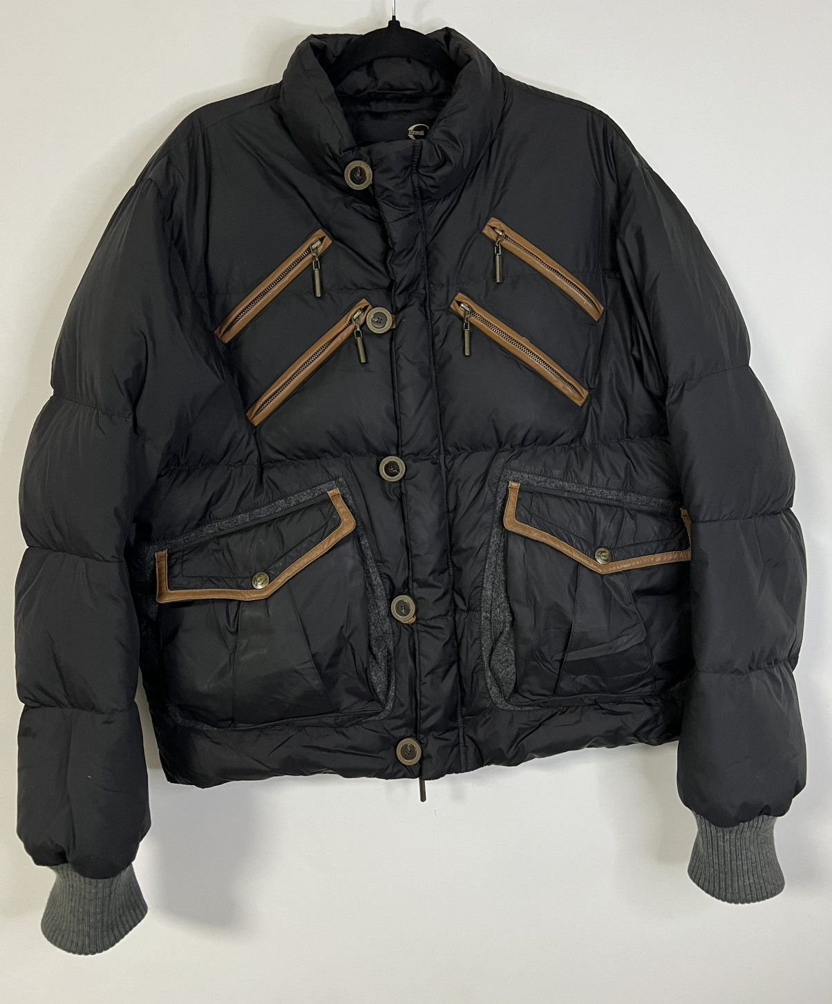 Just Cavalli Just cavalli black puffer jacket goose down L Size L / US 10 / IT 46 - 1 Thumbnail