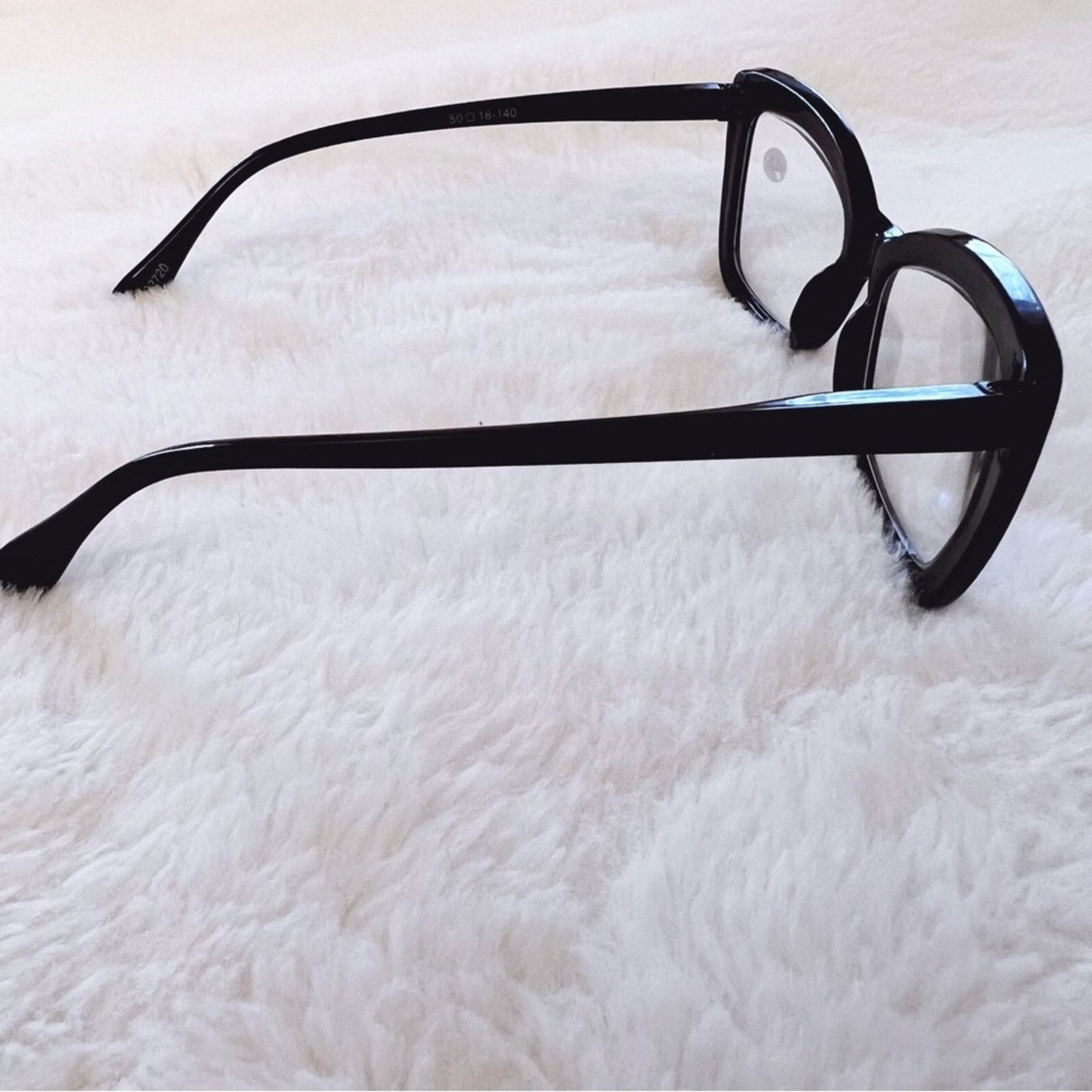 Other Leila Black Cateye Oversized Reader Glasses Size ONE SIZE - 4 Thumbnail