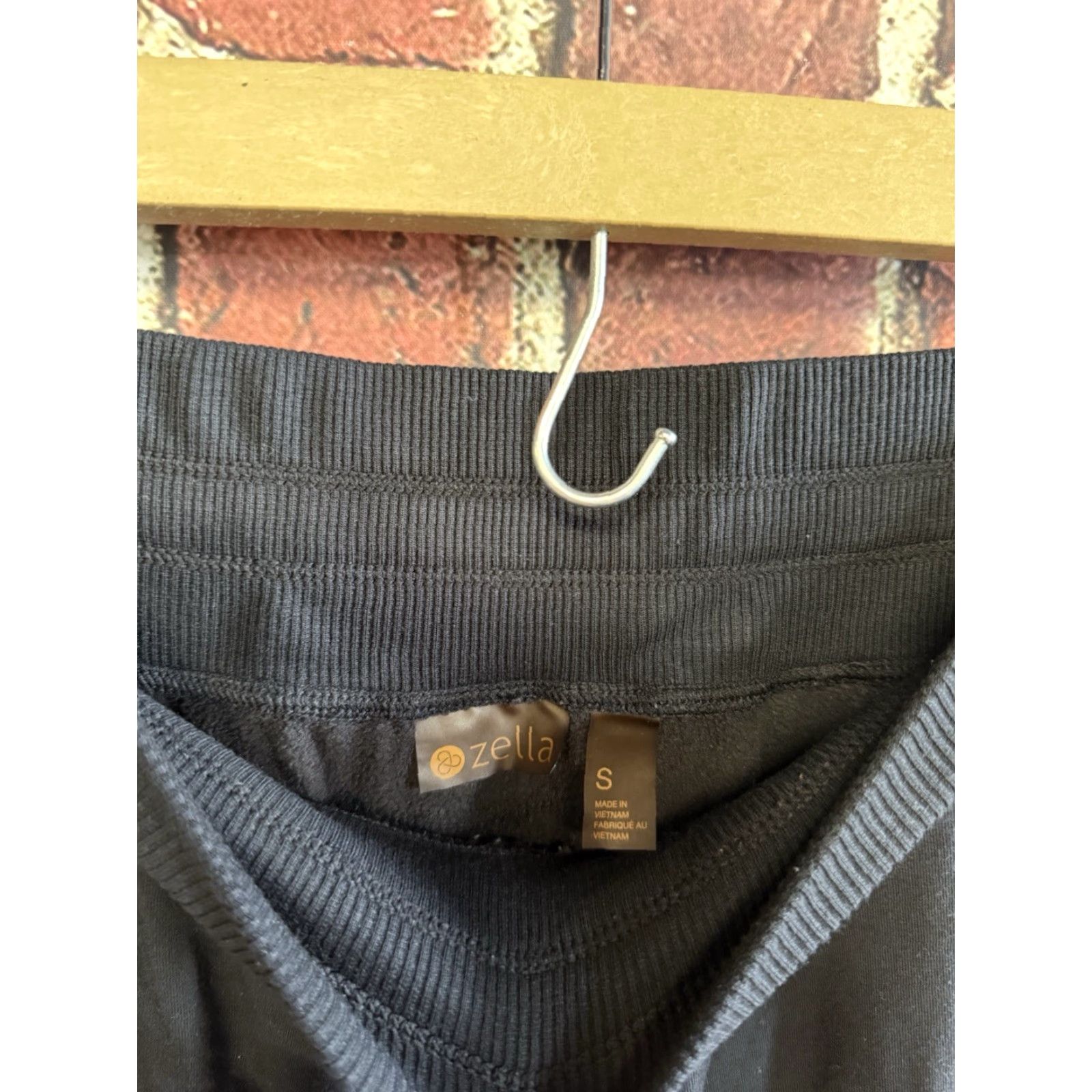 Vintage Zella Sweatpants Womens Black Size S Drawstring Athletic Activewear Pants Size 28" / US 6 / IT 42 - 3 Thumbnail