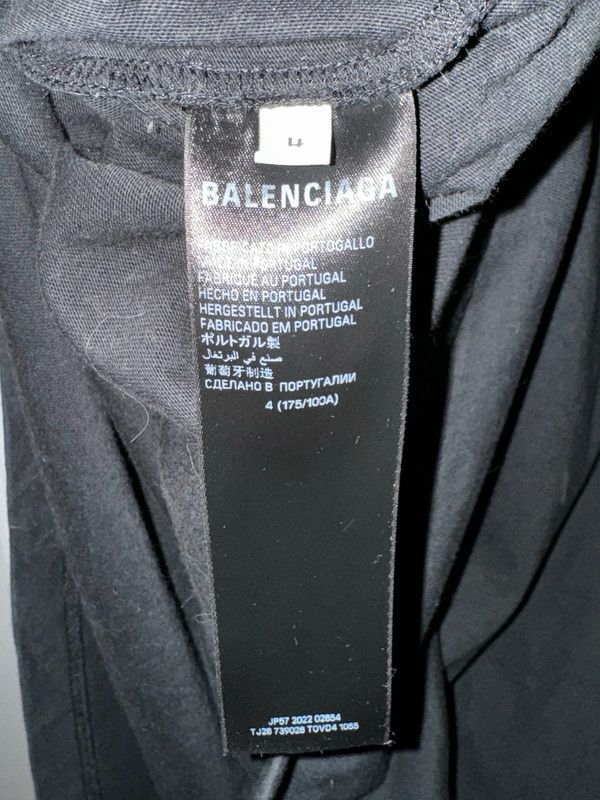 Balenciaga Balenciaga sticker tee Size US XL / EU 56 / 4 - 6 Thumbnail