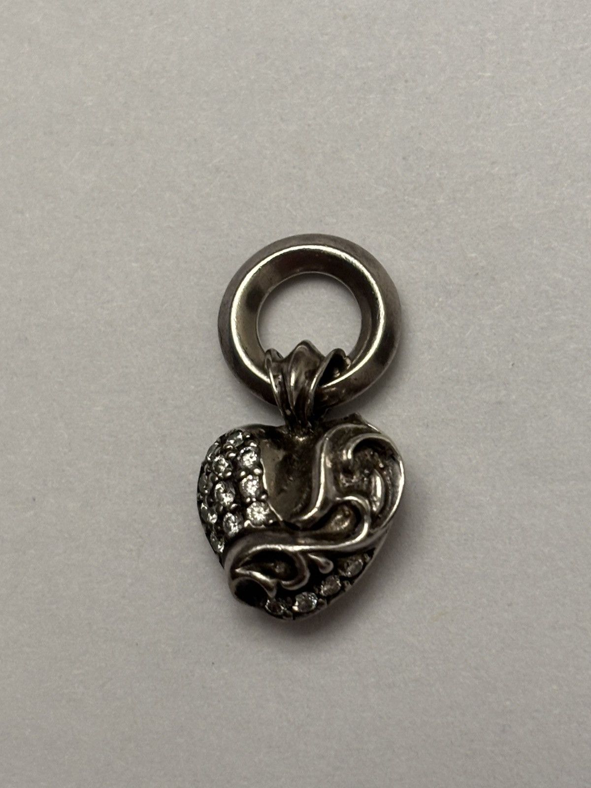 Chrome Hearts Chrome Hearts Pave Factory Set Diamond Heart Pendant Size ONE SIZE - 19 Thumbnail