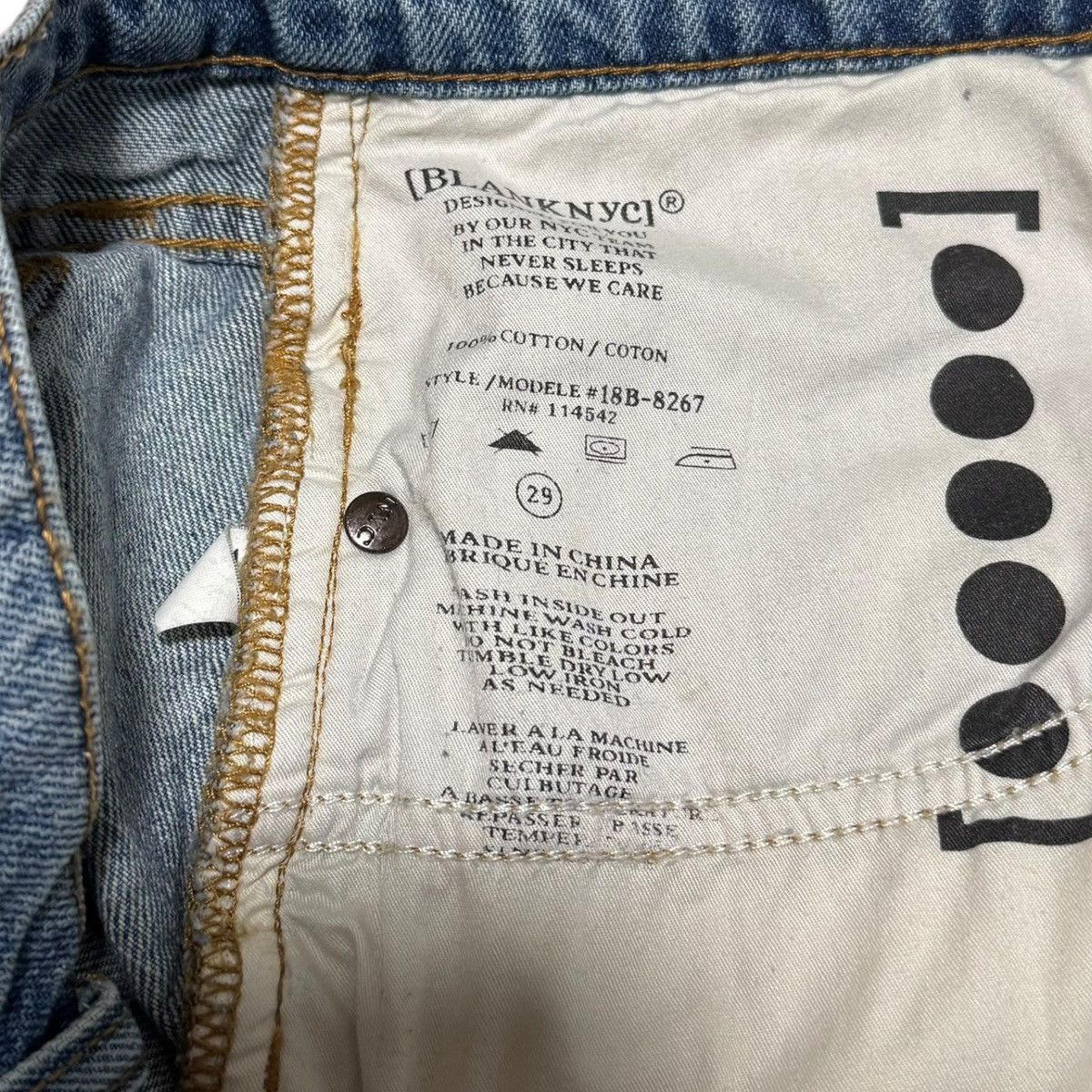 BLANKNYC Blank NYC Pin Up High Rise Jean Shorts Women’s 29 31” Size 31" - 6 Thumbnail