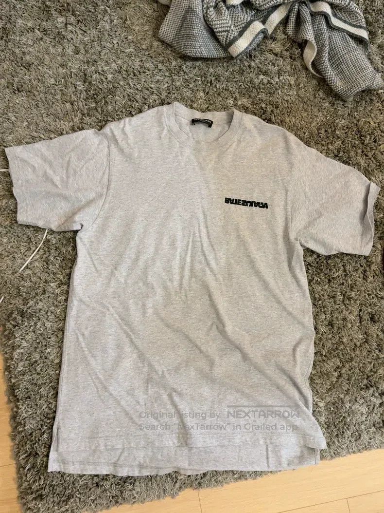 Balenciaga Balenciaga Reversed Letter + Loose Fit Vintage Round Neck Size US S / EU 44-46 / 1 - 1 Thumbnail
