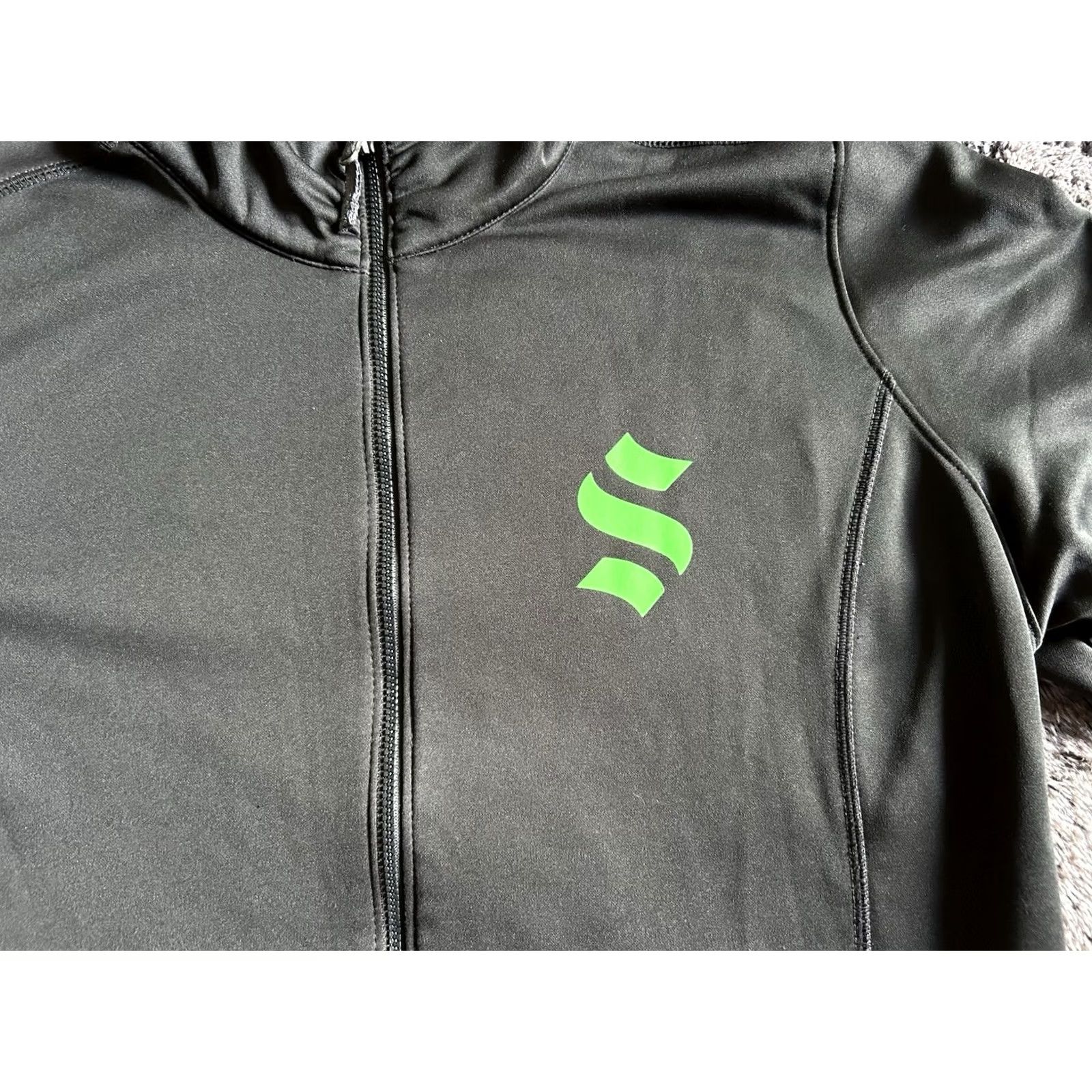 The Mountain Schweitzer Mountain Ski Resort Women’s Full Zip Fleece Lined Jacket XL Black Fleece Logo 2010s Womens Size XL / US 12-14 / IT 48-50 - 4 Thumbnail