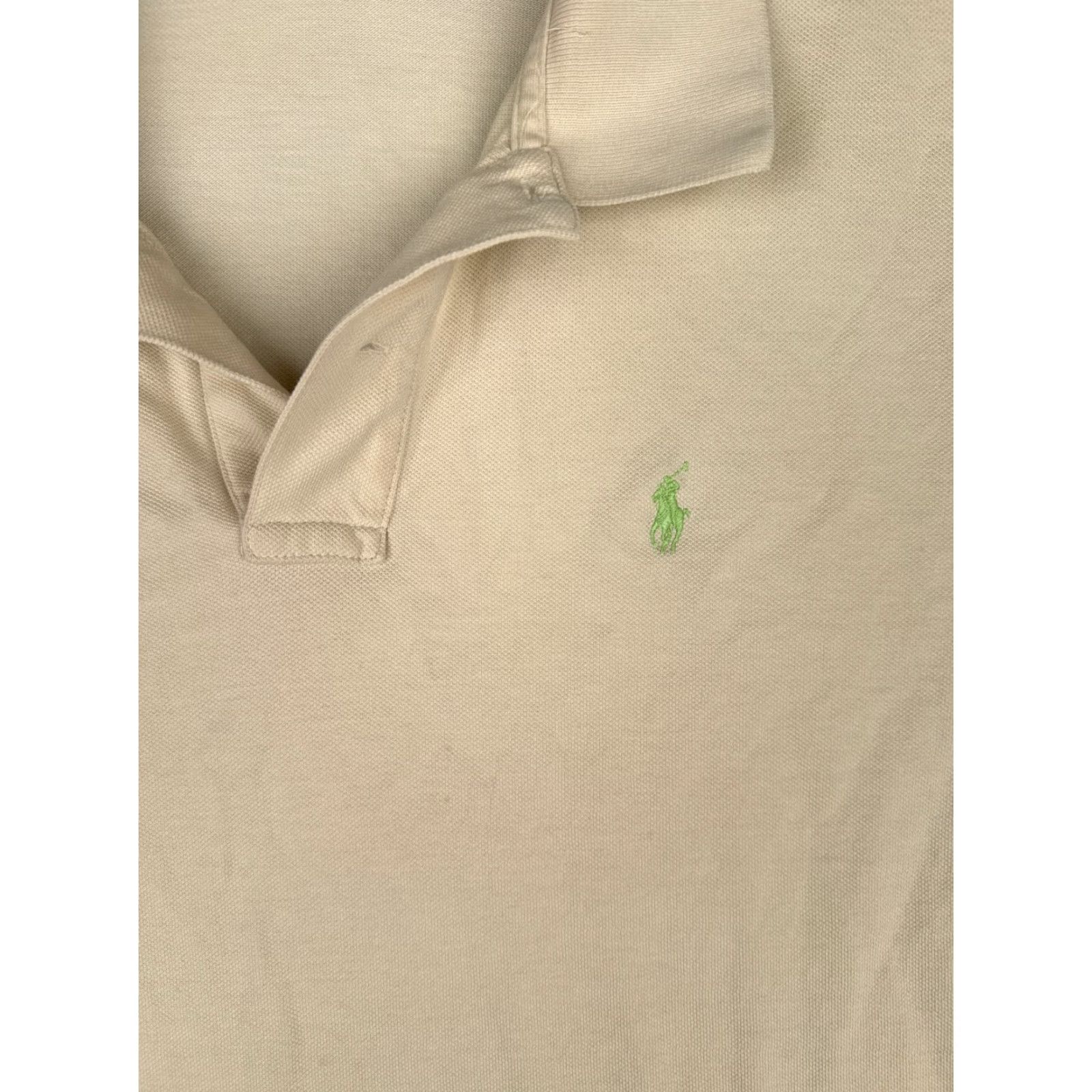 Ralph Lauren VINTAGE Ralph Lauren Polo Shirt Men 2XL XXL Yellow 100% Cotton Short Sleeve Polo Shirt Size US XXL / EU 58 / 5 - 6 Thumbnail