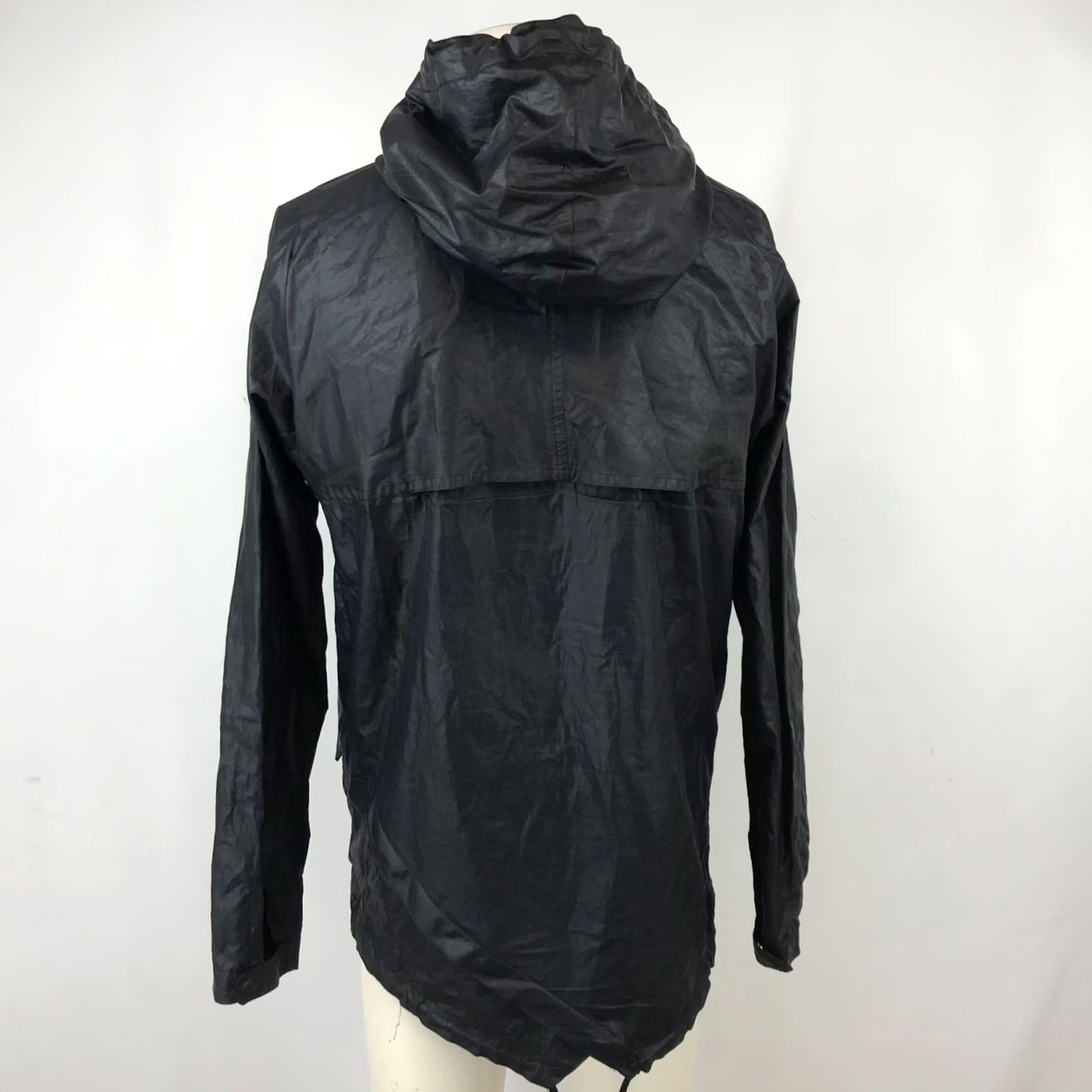 John Elliott VINTAGE JOHN ELLIOT + CO Jacket Womens 2 Black Hooded Full Zip Lightweight Coat Size XS / US 0-2 / IT 36-38 - 6 Thumbnail