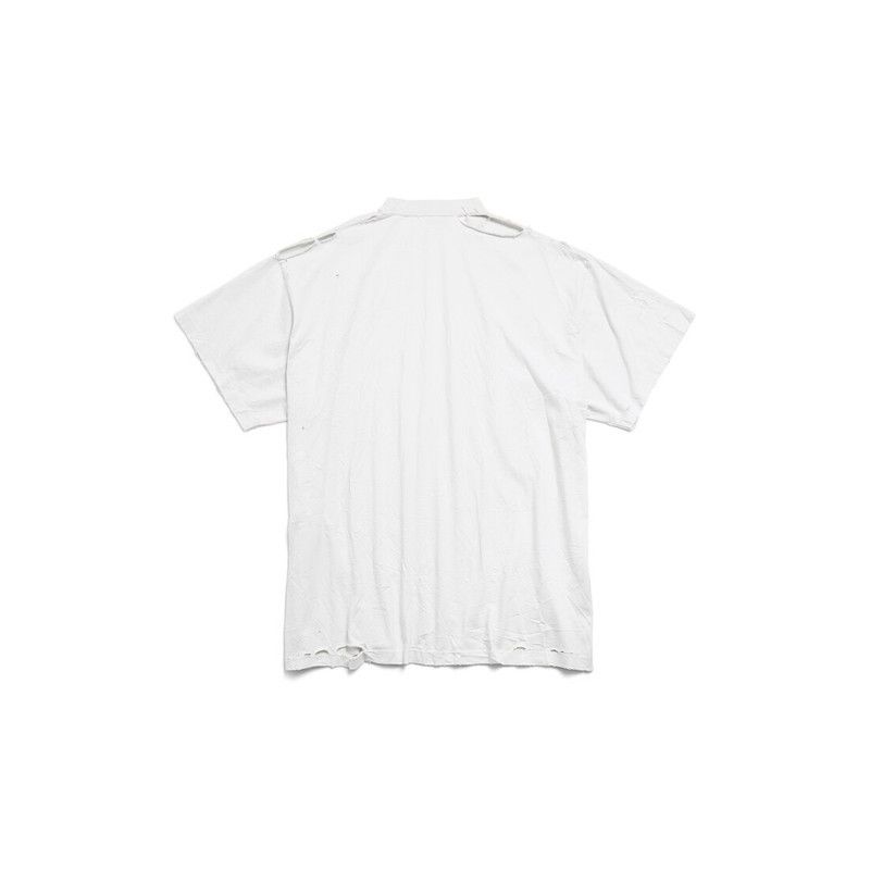 Balenciaga o1in1g0126 How Are You Feeling Today T-Shirt Oversized White Size US M / EU 48-50 / 2 - 6 Thumbnail
