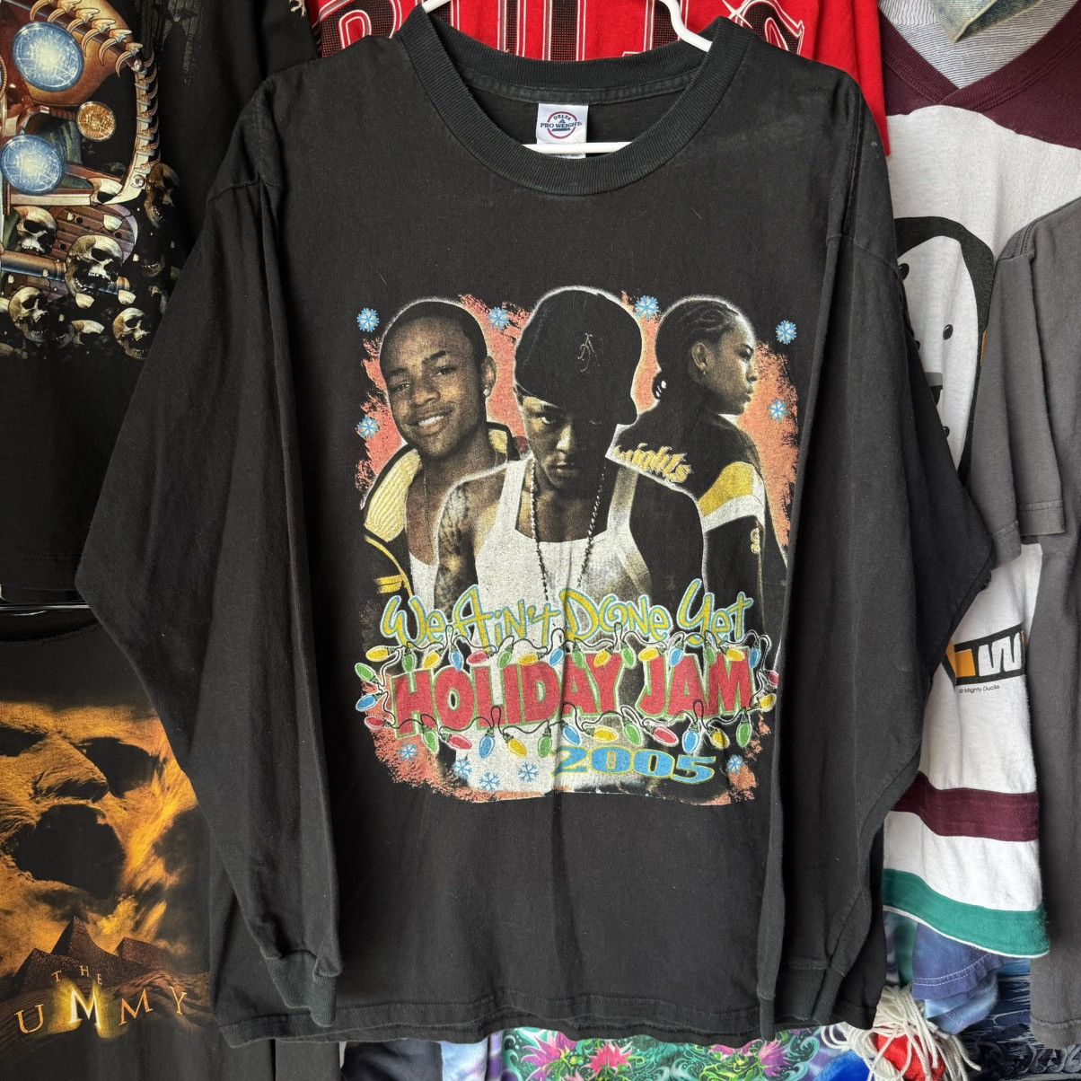 Rap Tees × Vintage 2005 We Ain’t Done Yet Holiday Jam Rap Tee Vintage Bow Wow Size US L / EU 52-54 / 3 - 1 Thumbnail
