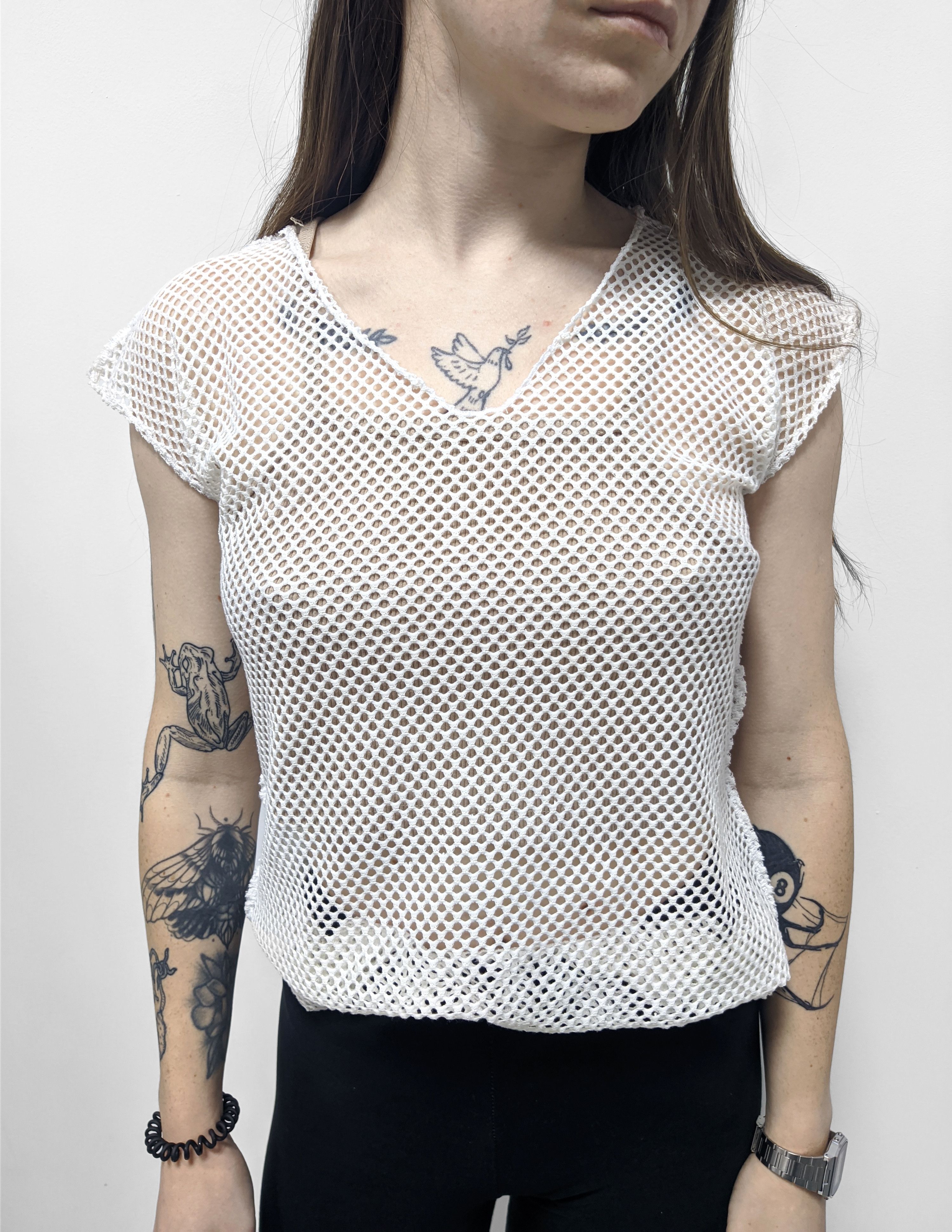 Hysteric Glamour japanese mesh tank top avant garde y2k Size M / US 6-8 / IT 42-44 - 2 Thumbnail