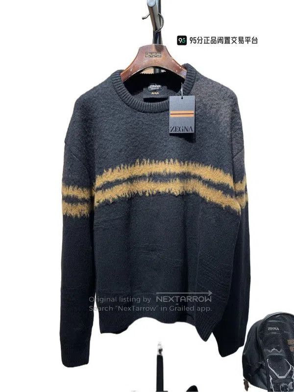 Ermenegildo Zegna Zegna FW22 Men's Crew Neck Sweater. Size US XL / EU 56 / 4 - 3 Thumbnail
