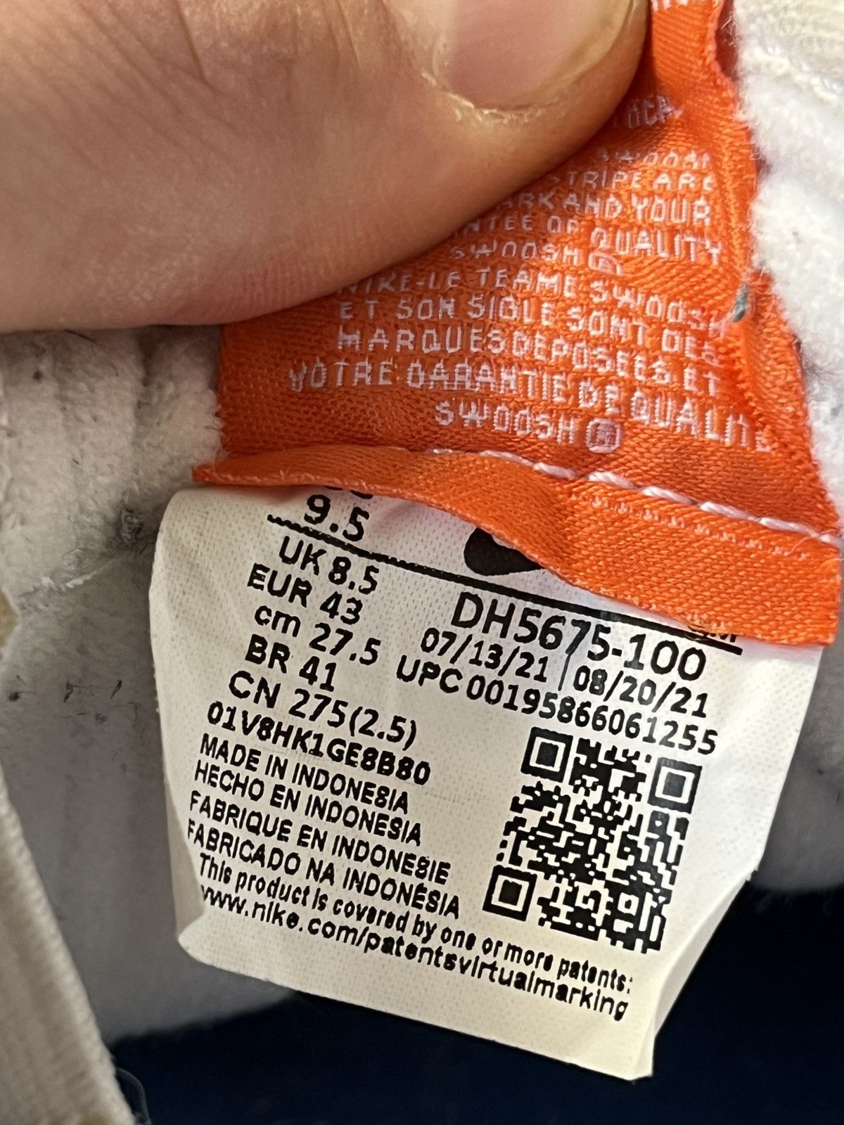 Nike Nike SB Zoom Blazer Low ISO Orange Label White / Blue Size US 9.5 / EU 42-43 - 5 Thumbnail