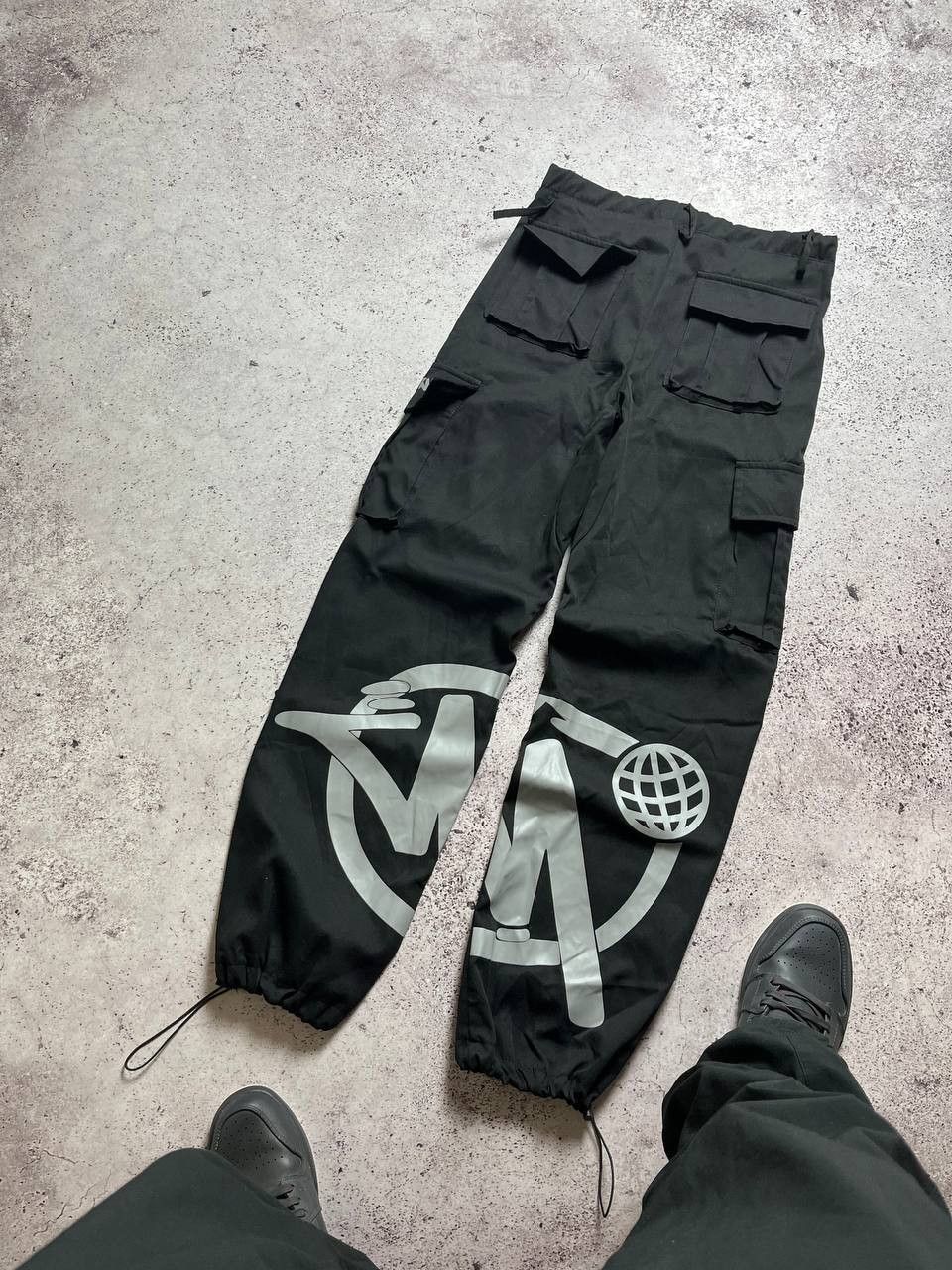 Japanese Brand Minus Two Cargo Pants Y2K Parachutes BBC Style Size US 32 / EU 48 - 2 Thumbnail