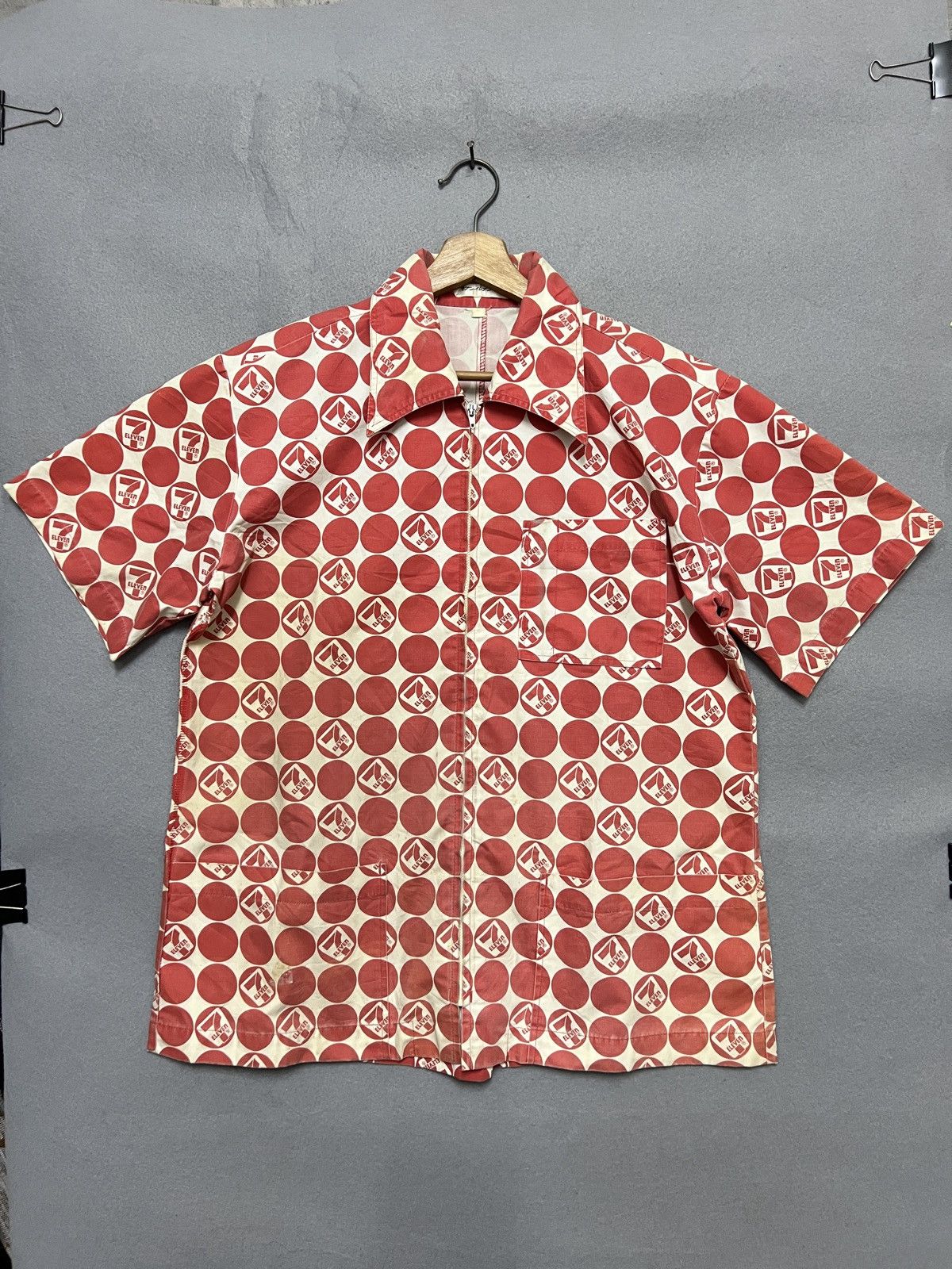 Vintage 285. Vintage 1980 Enployee 7eleven uniforn Size US L / EU 52-54 / 3 - 1 Thumbnail