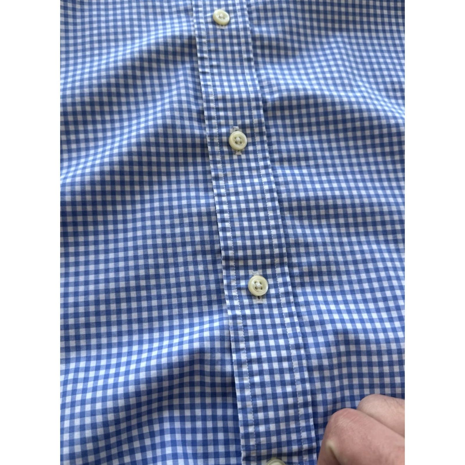 Polo Ralph Lauren VINTAGE Polo Ralph Lauren Shirt Plaid Checked Blue White Button Up Luxury Shirt Men M Size US M / EU 48-50 / 2 - 5 Thumbnail