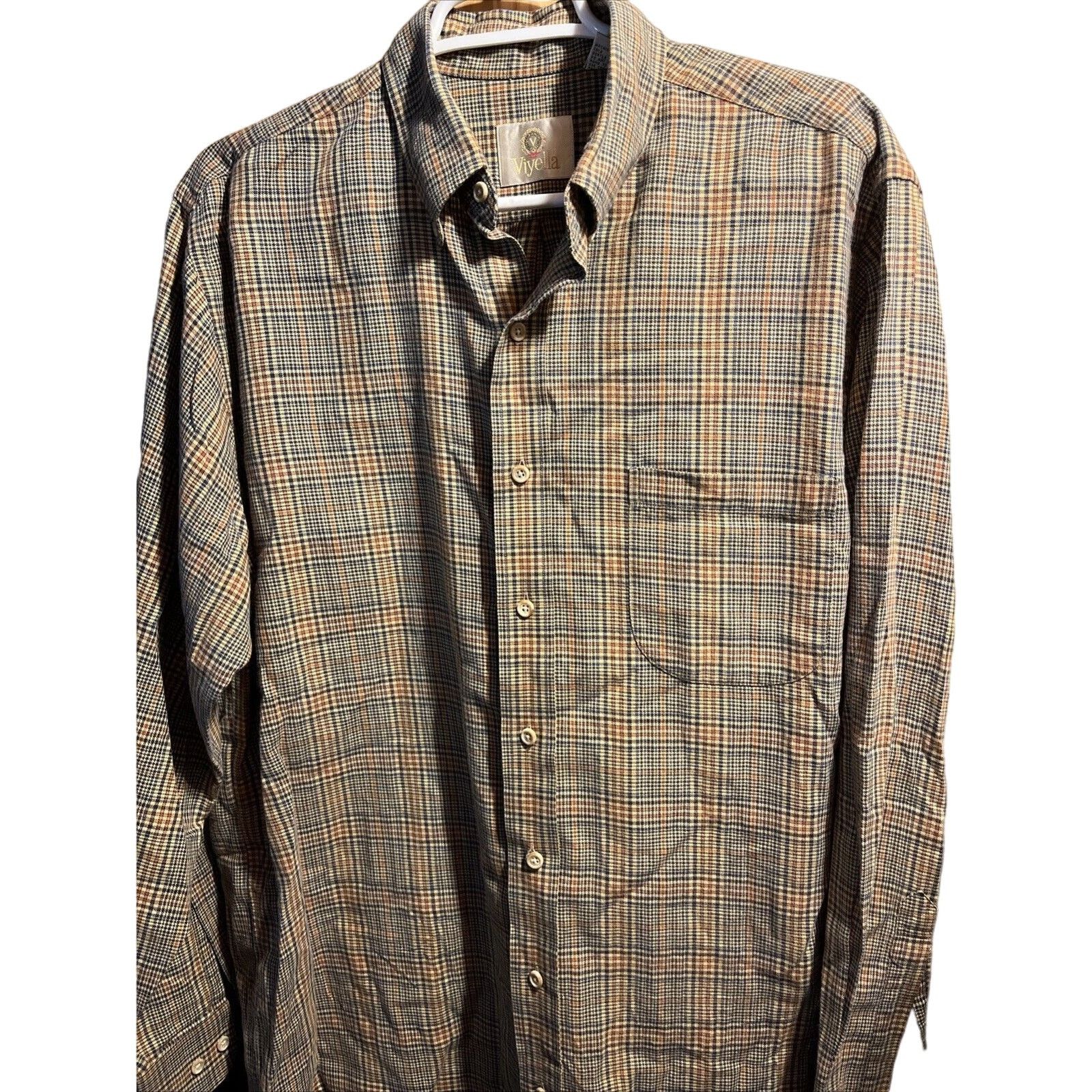 Viyella Viyella VTG Wool Cotton Blend Shirt Men L Multicolored Plaid Size US L / EU 52-54 / 3 - 1 Thumbnail
