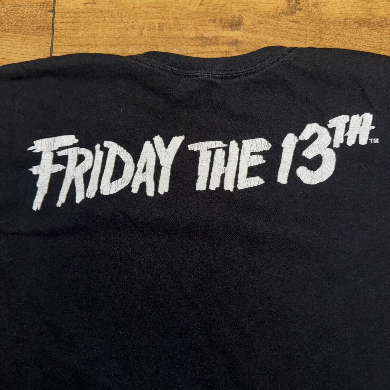 Band Tees × Japanese Brand Friday The 13th Jason Black Out T-Shirt XL 22.5x28 Size US XL / EU 56 / 4 - 5 Thumbnail