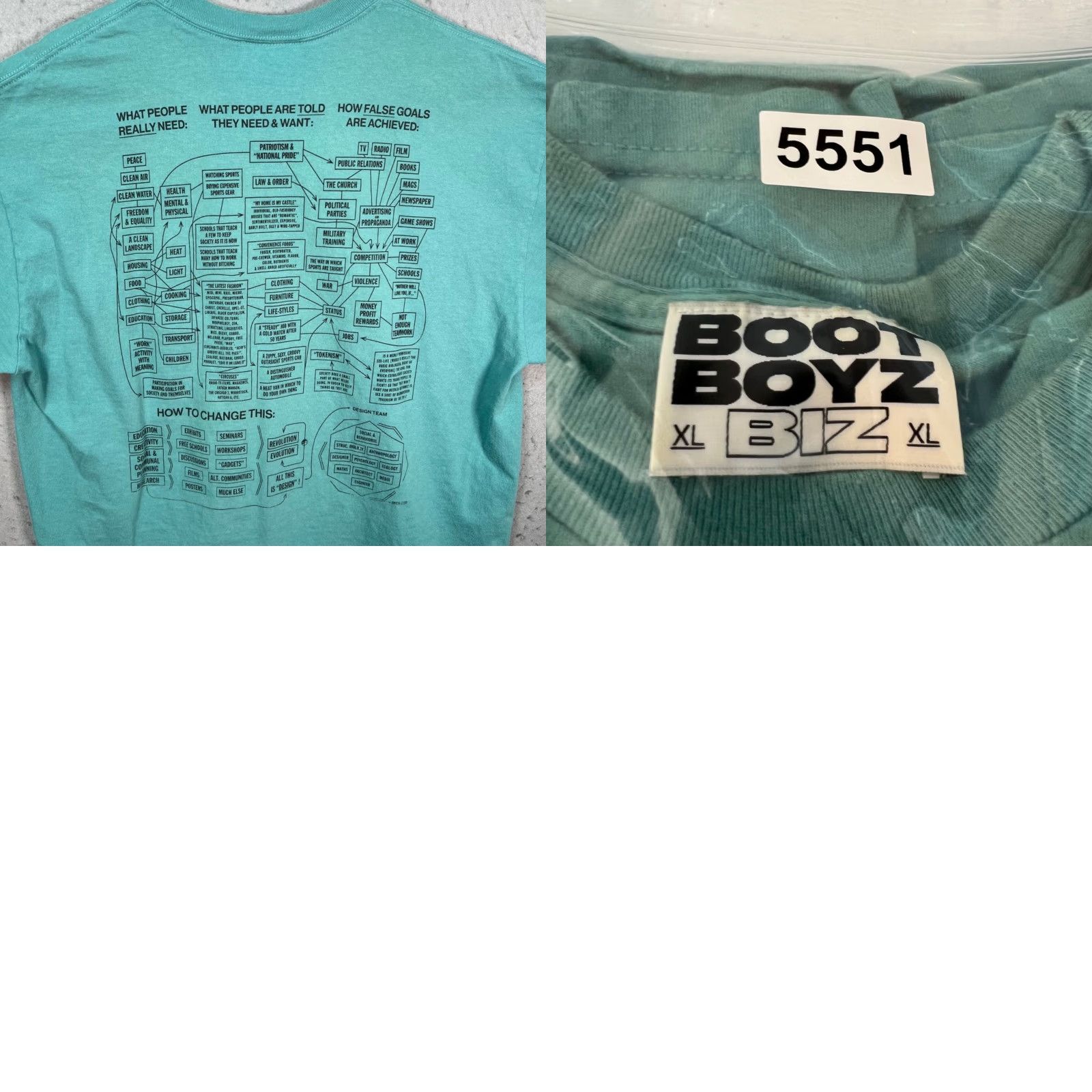 Boot Boyz Biz Mens XL Blue T Shirt Crew Neck Short Sleeve Cotton 2020-2029 Vintage Shirt Men Blue 8/10 Size XL