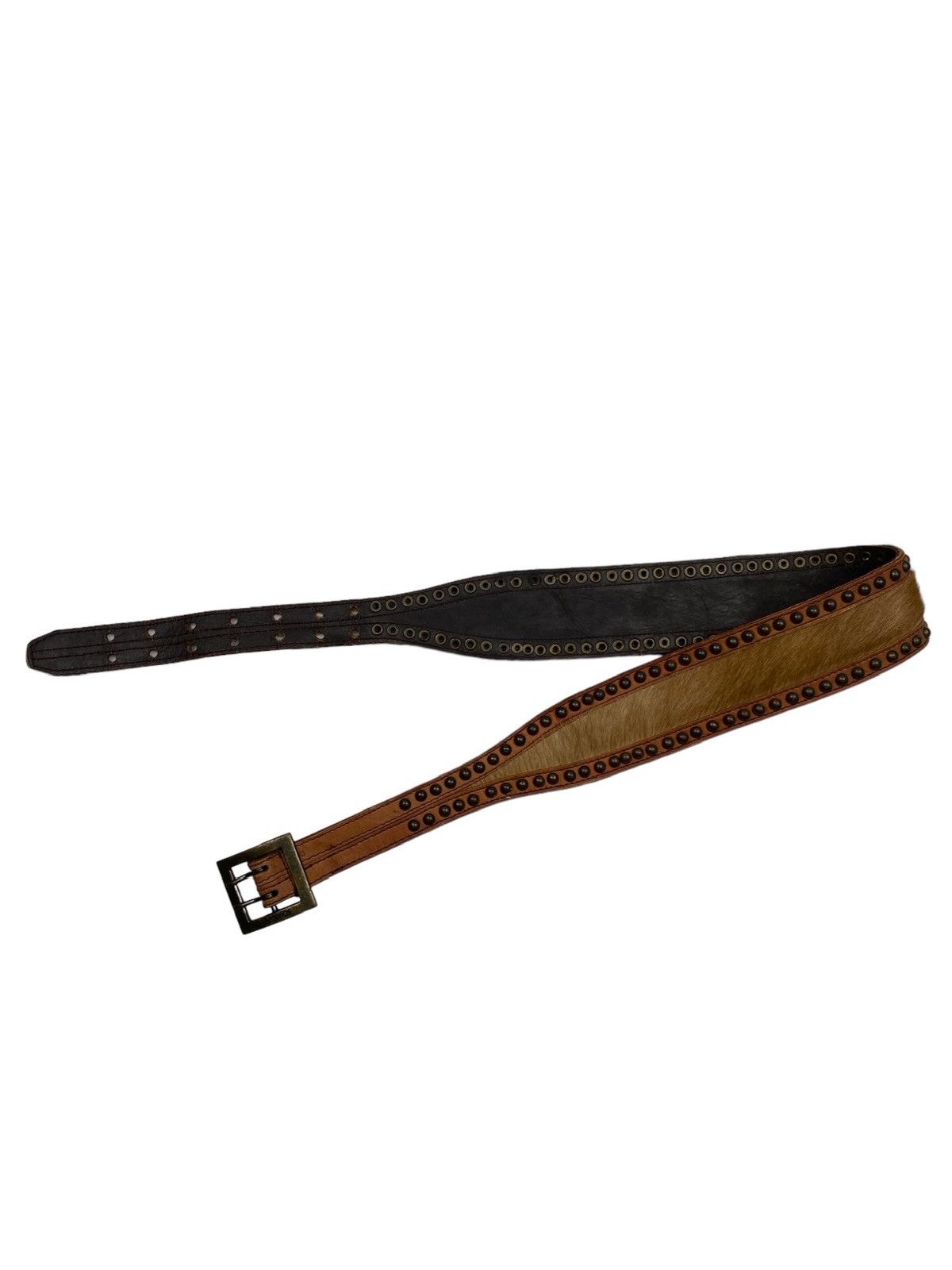 Hysteric Glamour Hysteric Glamour fur studded leather belt Size ONE SIZE - 2 Thumbnail