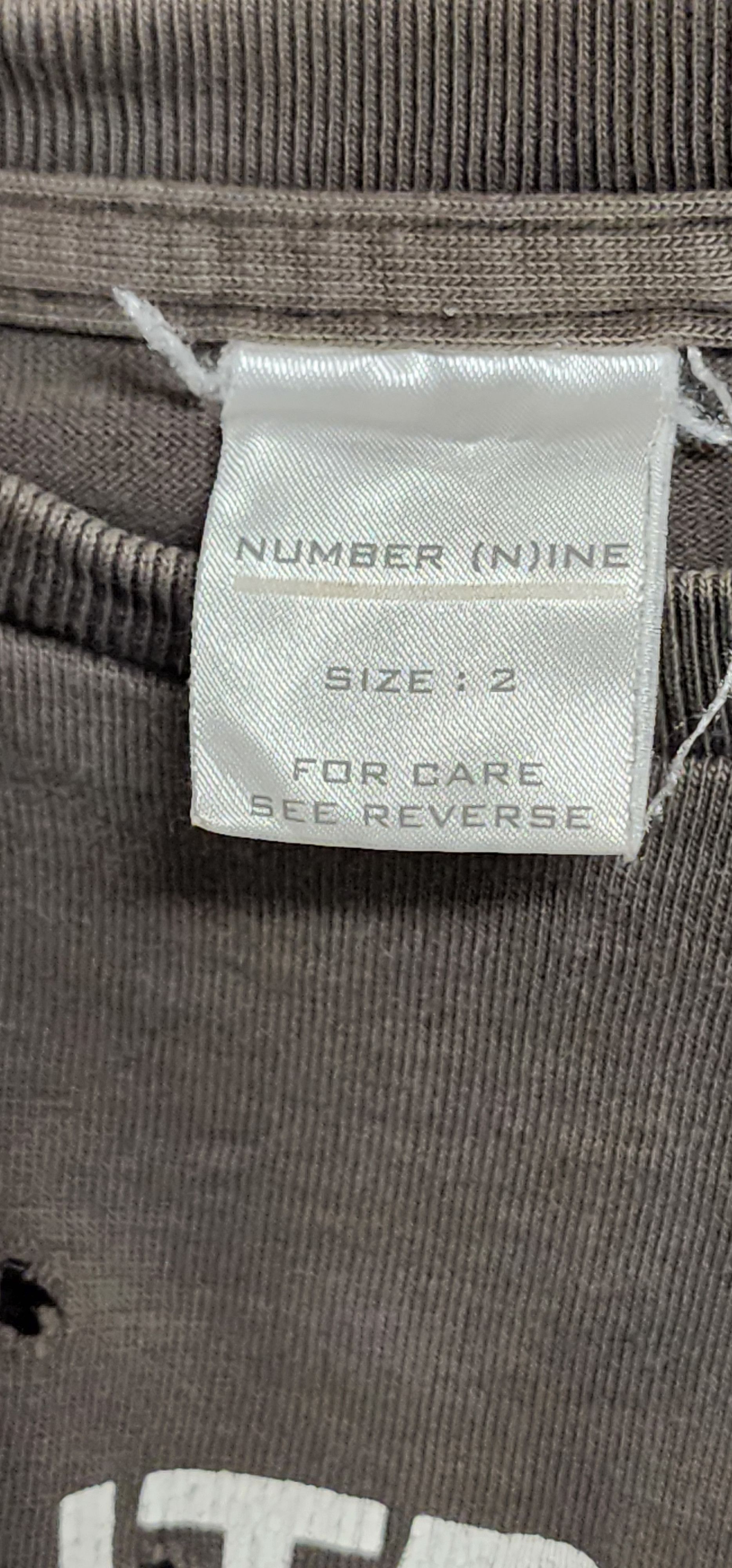 Number (N)ine Original SS01 "Montreal Canada" Time Migration Tee Size US M / EU 48-50 / 2 - 4 Thumbnail