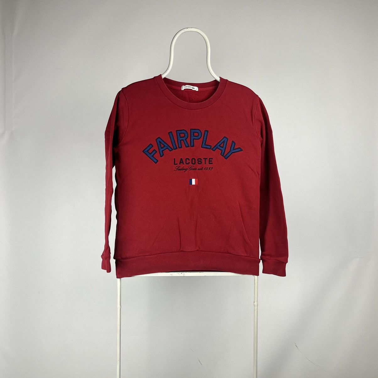 Lacoste Lacoste sweatshirt big logo size 40 Size S / US 4 / IT 40 - 1 Thumbnail