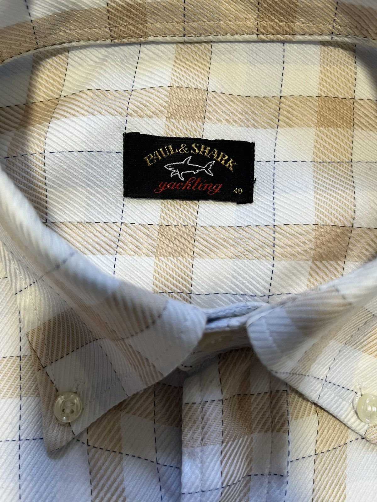Paul & Shark Paul & Shark Yachting Checkered Shirt Size US XL / EU 56 / 4 - 5 Thumbnail
