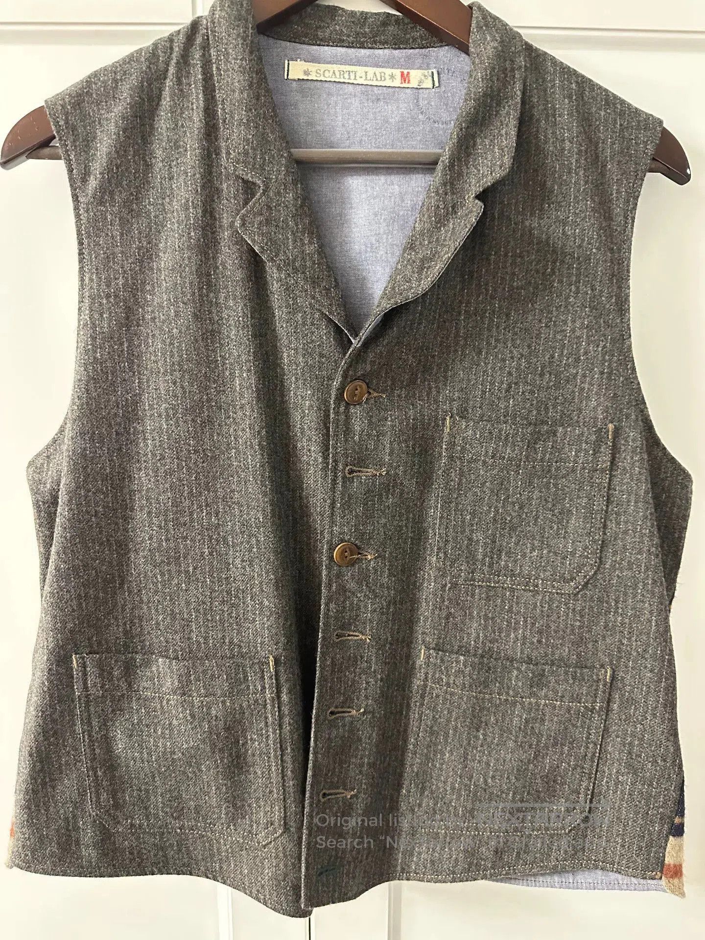 Scarti-Lab Scarti Lab Wool Vest Size M. Size US M / EU 48-50 / 2 - 1 Thumbnail