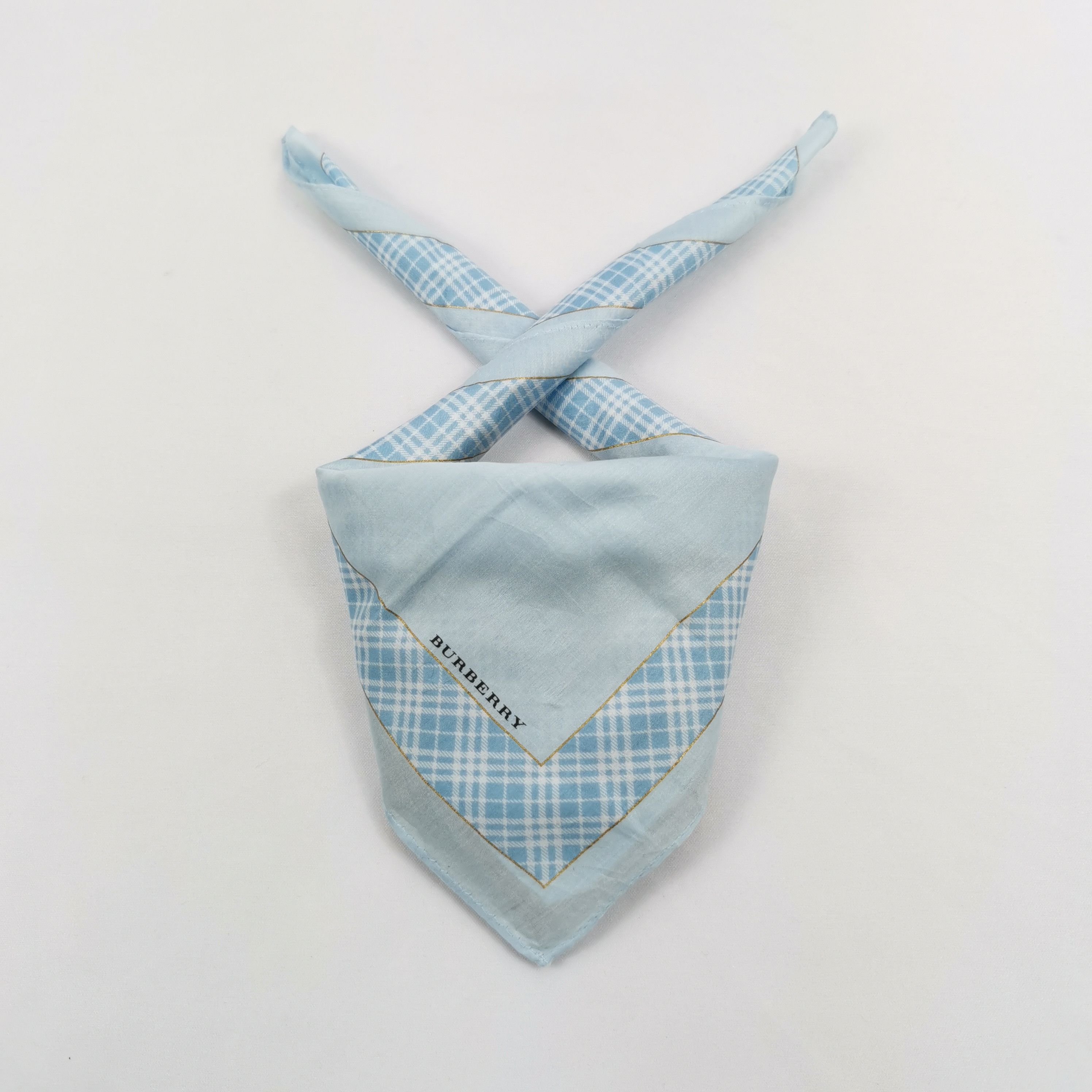 Burberry Vintage Burberry Handkerchief Bandana Pocket Square Size ONE SIZE - 1 Thumbnail