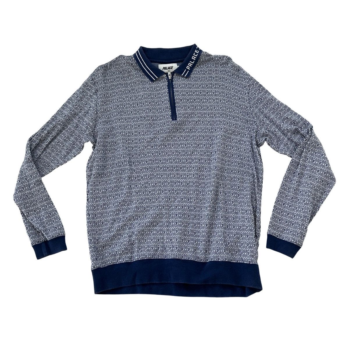 Palace Palace Zip Top Blue/White Mens Size Large Size US L / EU 52-54 / 3 - 1 Thumbnail