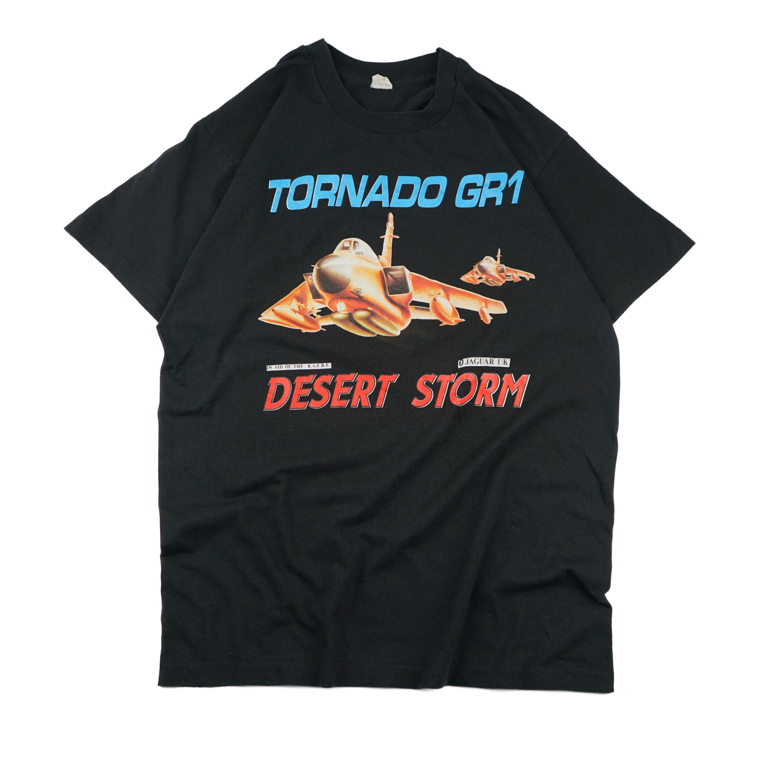 Aviator Nation × Vintage Vintage 1990s Tornado GM1 Bomber Fighter Aircraft T-Shirt Size US L / EU 52-54 / 3 - 1 Thumbnail