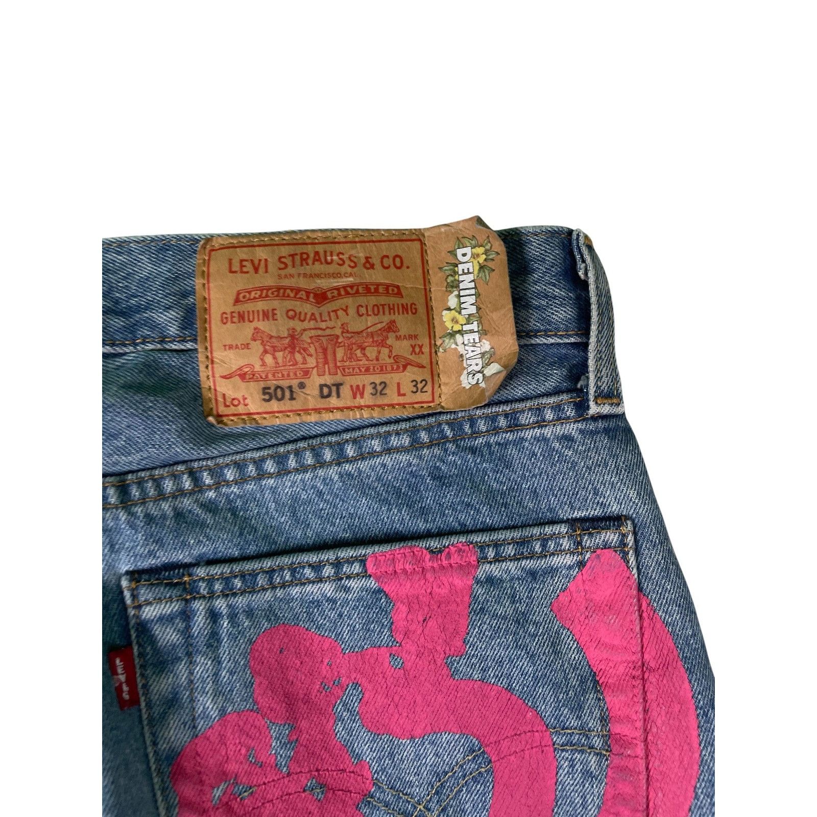 DENIM TEARS Denim Tears B Stroy Light Wash Jeans Size US 32 / EU 48 - 3 Thumbnail