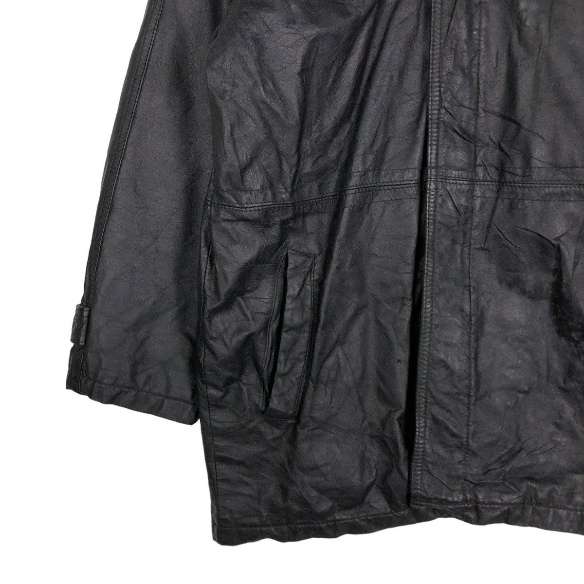Japanese Brand 🔥VINTAGE BIKER LEATHER JACKET RACER DURANTE JAPAN Size US M / EU 48-50 / 2 - 4 Thumbnail