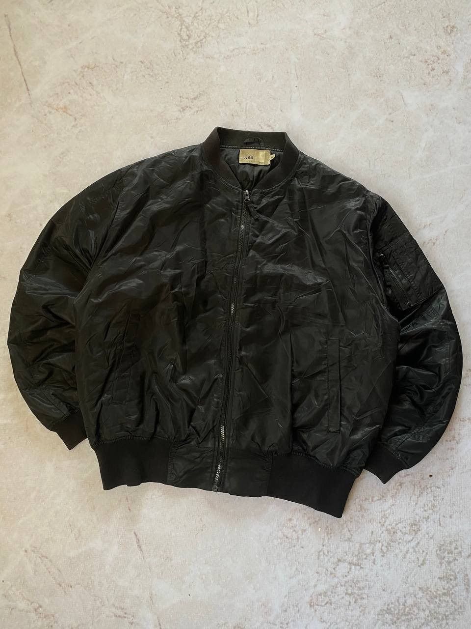 Vintage Vintage Nylon MA-1 Bomber Jacket Alpha Industries Style Size US XL / EU 56 / 4 - 1 Thumbnail