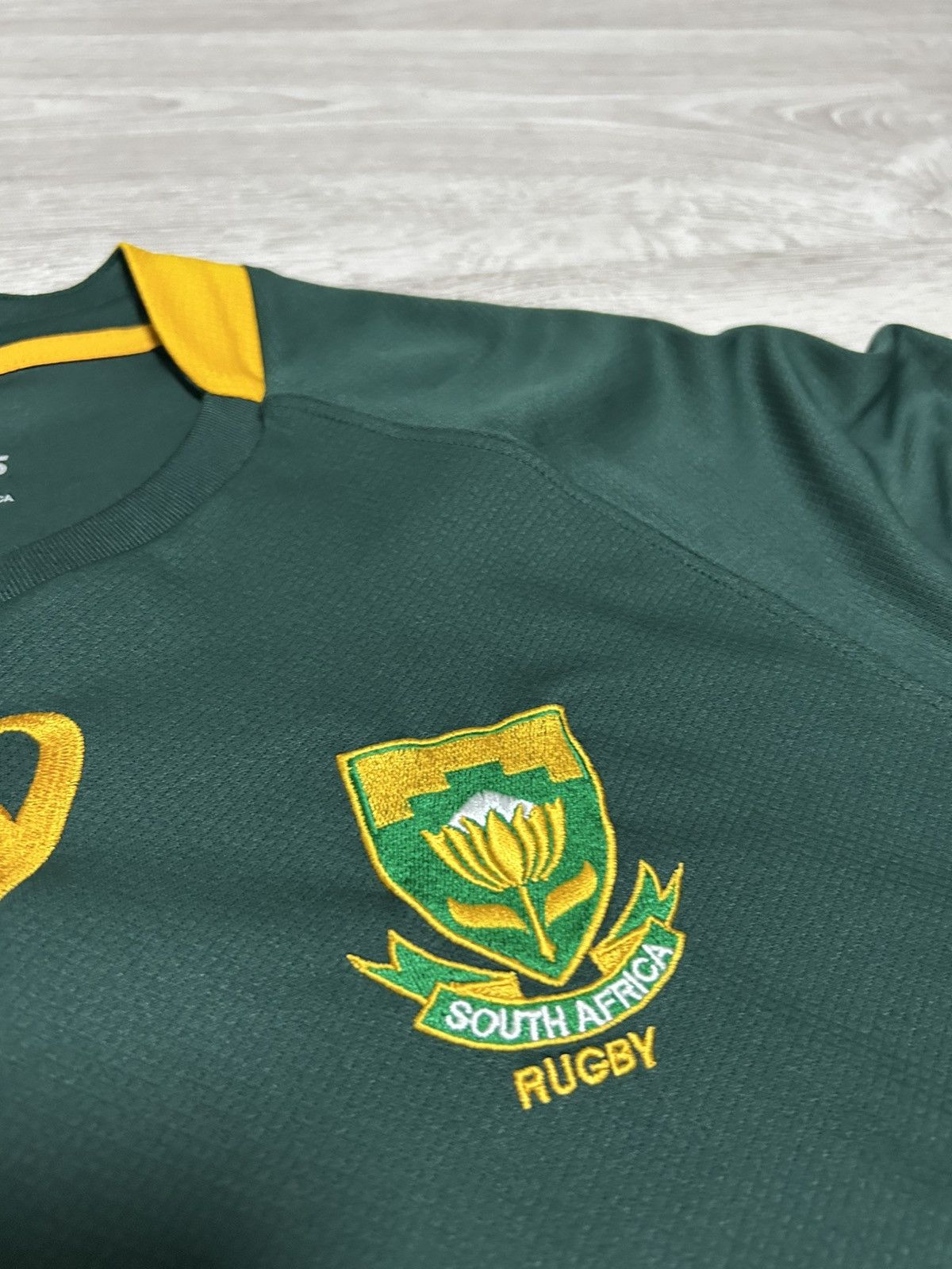 Asics South Africa World Cup 2015 Rugby Union Shirt Asics Size L Size US L / EU 52-54 / 3 - 3 Thumbnail