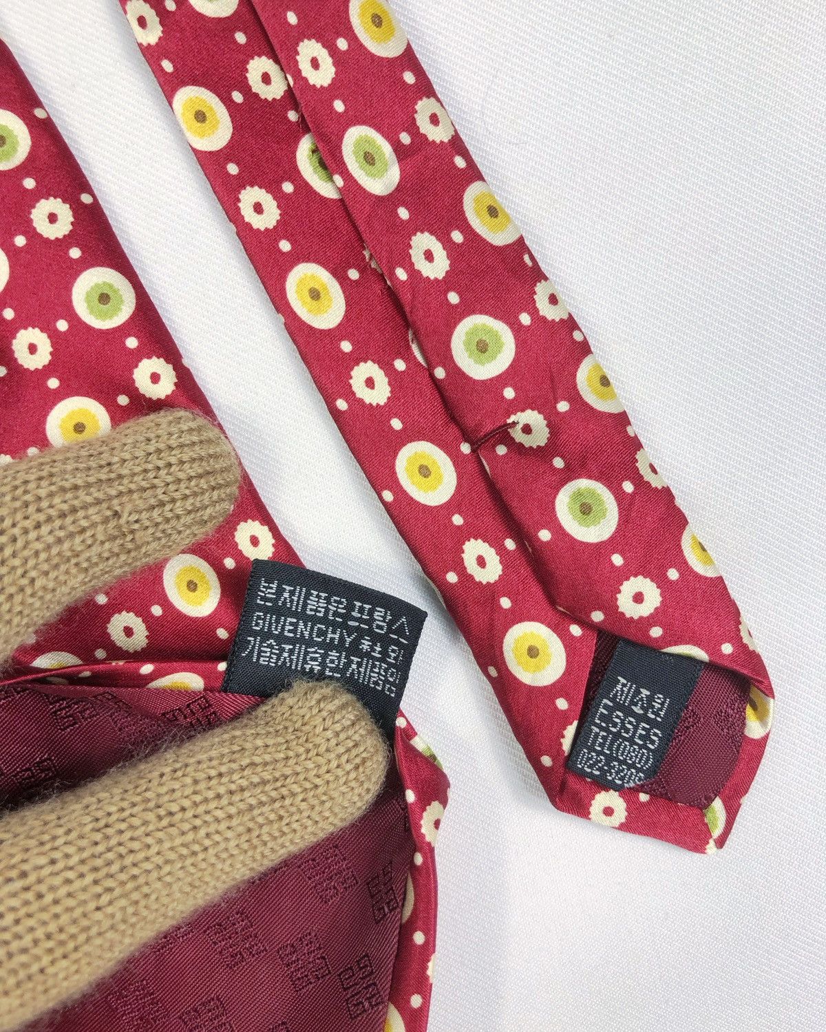 Givenchy Rare Givenchy Monsieur Silk Tie Size ONE SIZE - 7 Thumbnail