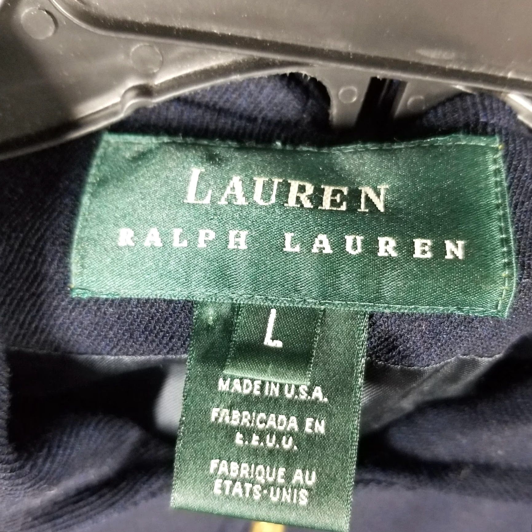 Ralph Lauren Lauren Ralph Lauren Jacket Womens Large Hooded Wool Military Made USA Coat Size L / US 10 / IT 46 - 4 Thumbnail
