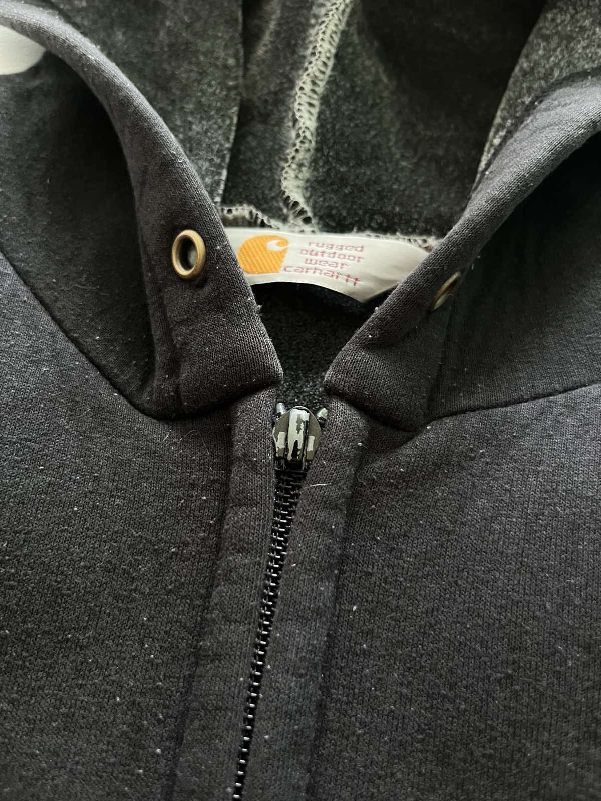 Carhartt Carhartt Work Vintage Zip Hoodie WIP Streetwear Black Size US XXL / EU 58 / 5 - 5 Thumbnail