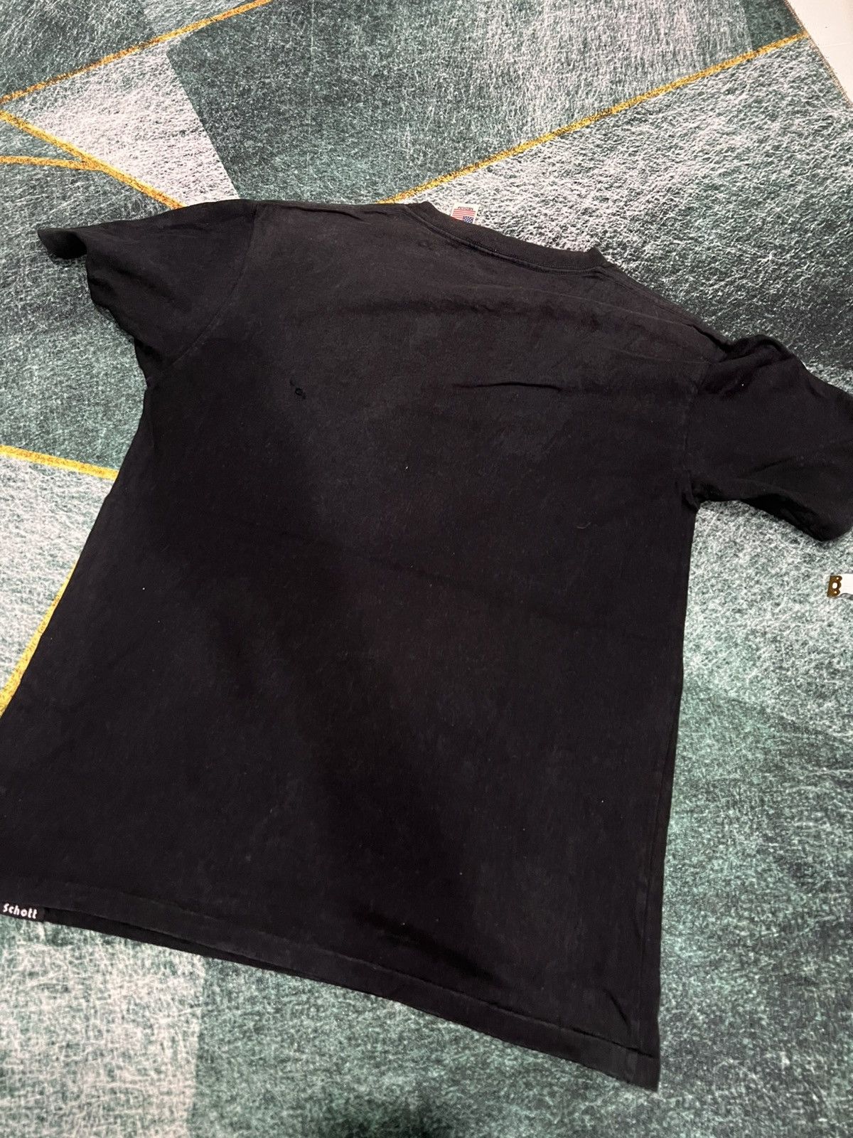 Schott × Vintage vtg schott distress tshirt Size US M / EU 48-50 / 2 - 4 Thumbnail