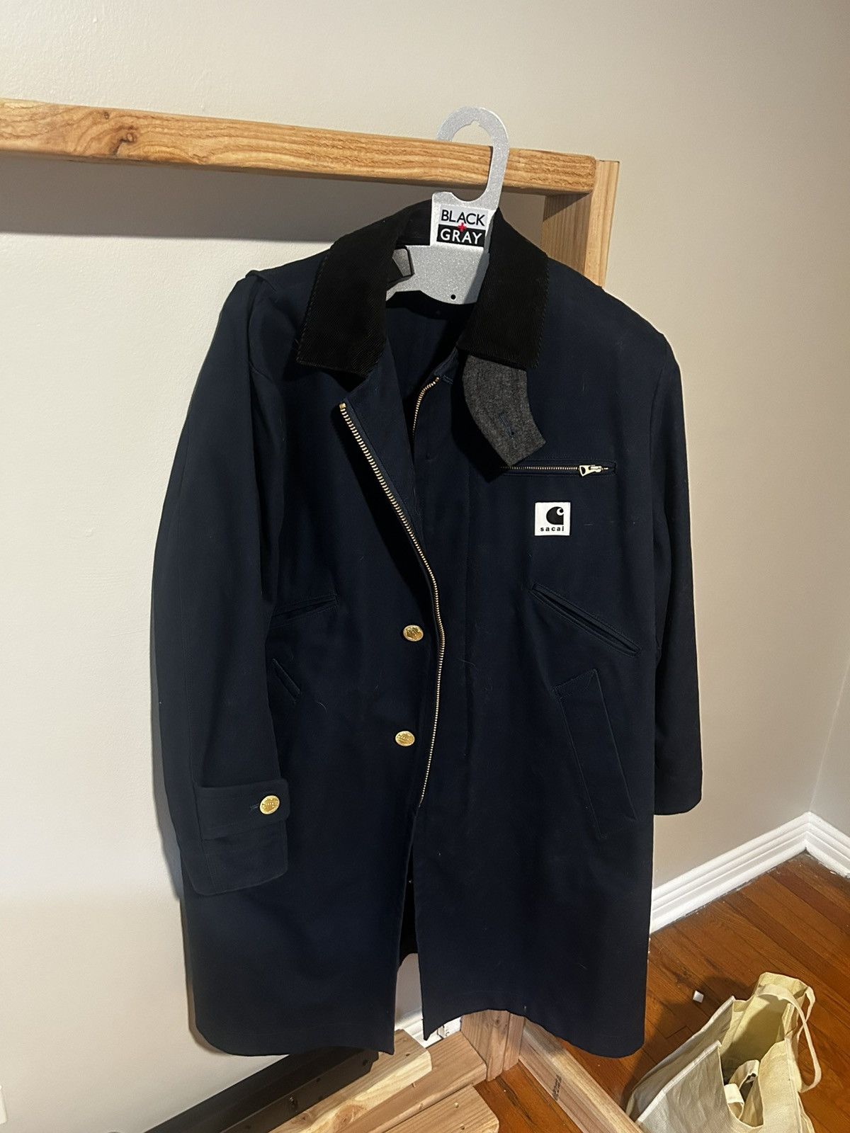 Carhartt × Sacai Sacai X Carhartt WIP Duck Coat Size US L / EU 52-54 / 3 - 3 Thumbnail