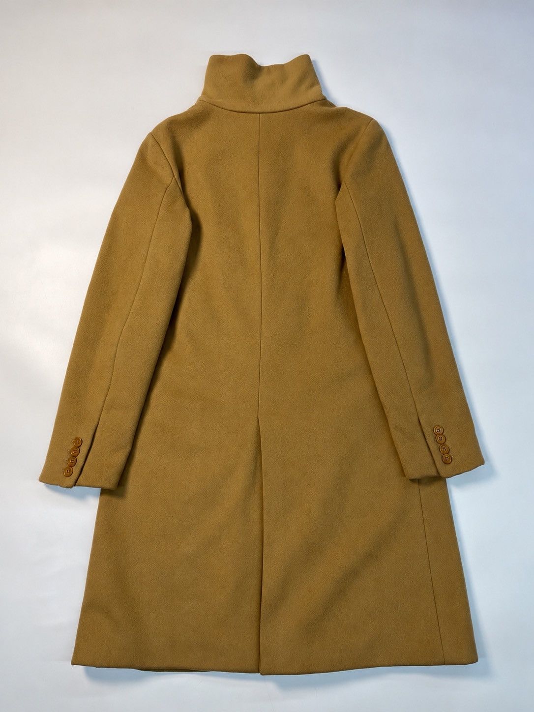 Helmut Lang Helmut Lang AW97 Funnel Neck Long Coat Size US XXS / EU 40 - 3 Thumbnail
