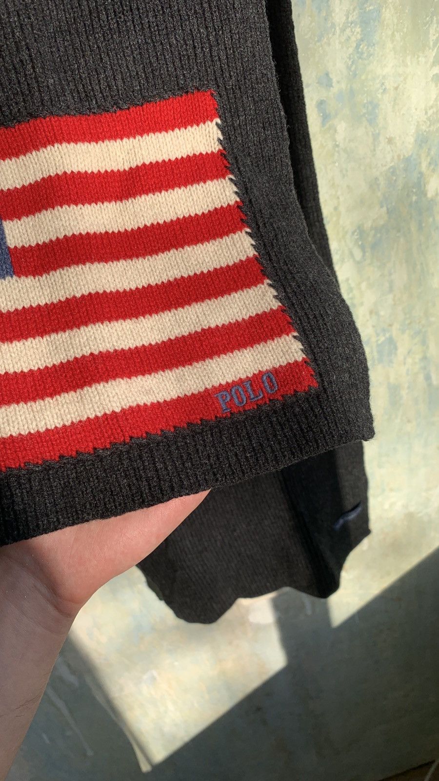 Vintage 🇺🇸 Polo Ralph Lauren USA Scarf Y2K VTG Hype Size ONE SIZE - 13 Thumbnail