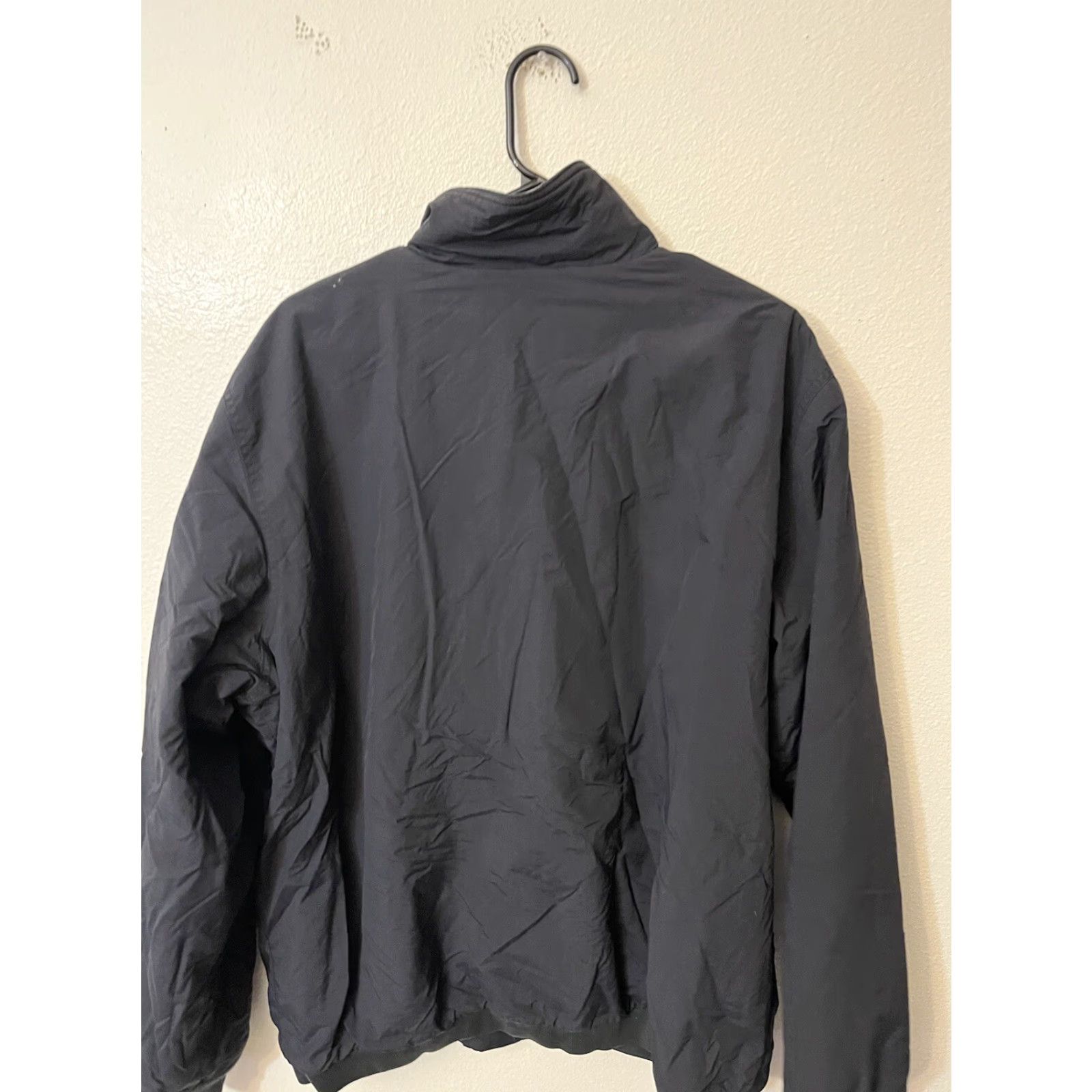 Vintage L.L. Bean Jacket Mens XLT Black Zip Front Nylon Lined Pockets Full Zip Size US XL / EU 56 / 4 - 2 Thumbnail