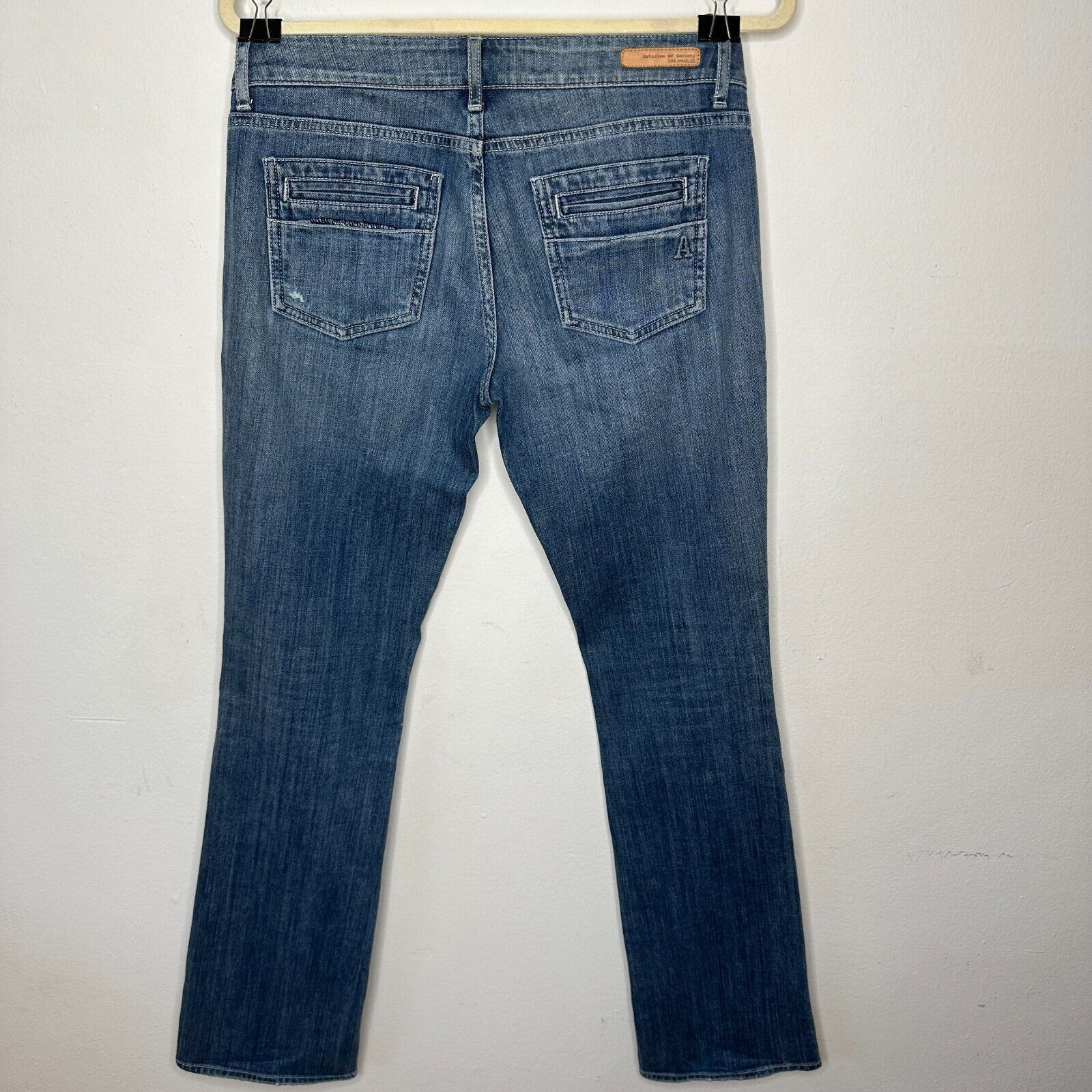 Other Articles of Society Kendra Distressed Jean Two Back Pocket 2 Size 26" / US 2 / IT 38 - 8 Thumbnail