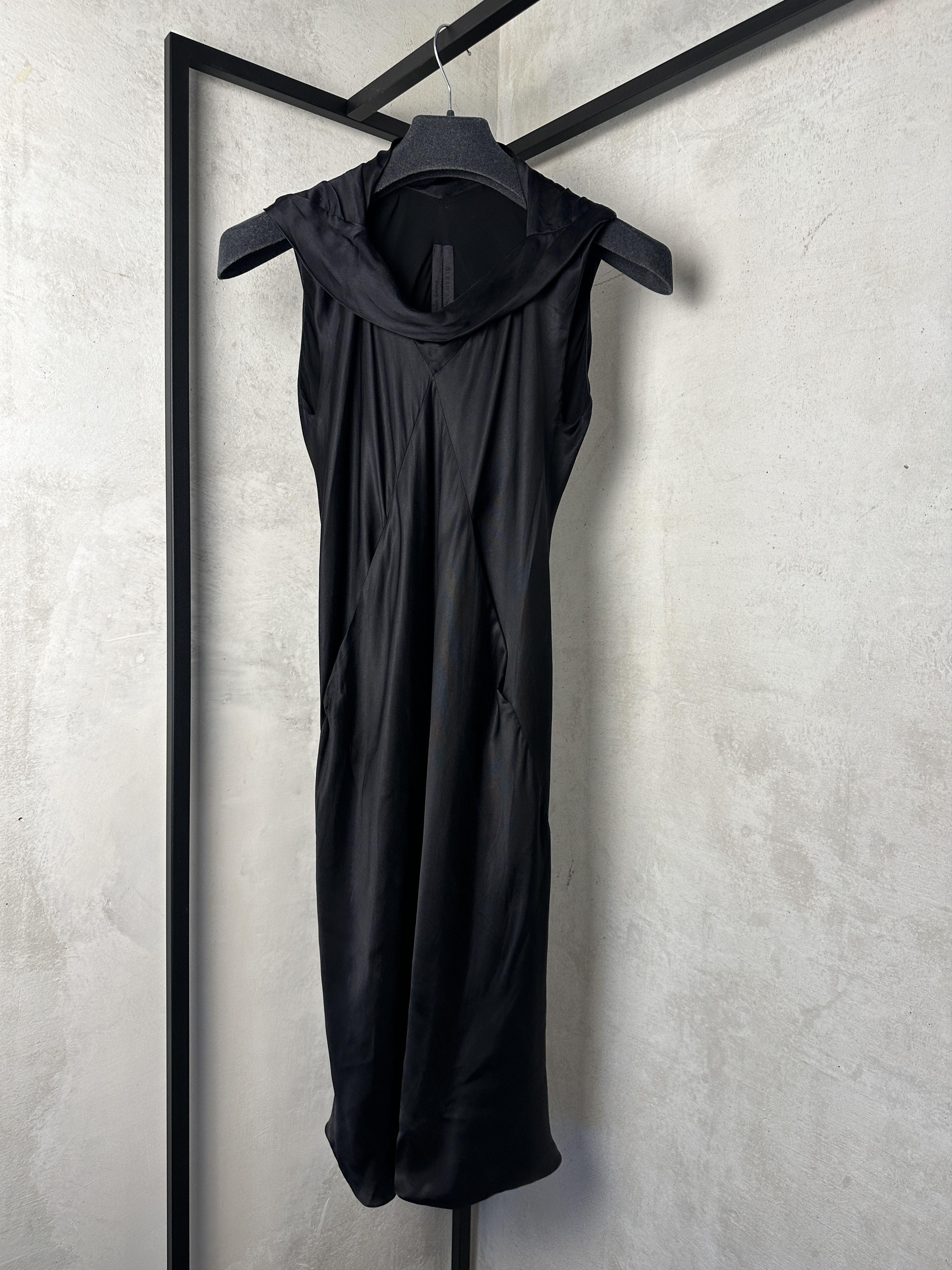 Rick Owens Rick Owens AW10 Gleam Silk Mini Dress Size S / US 4 / IT 40 - 6 Thumbnail